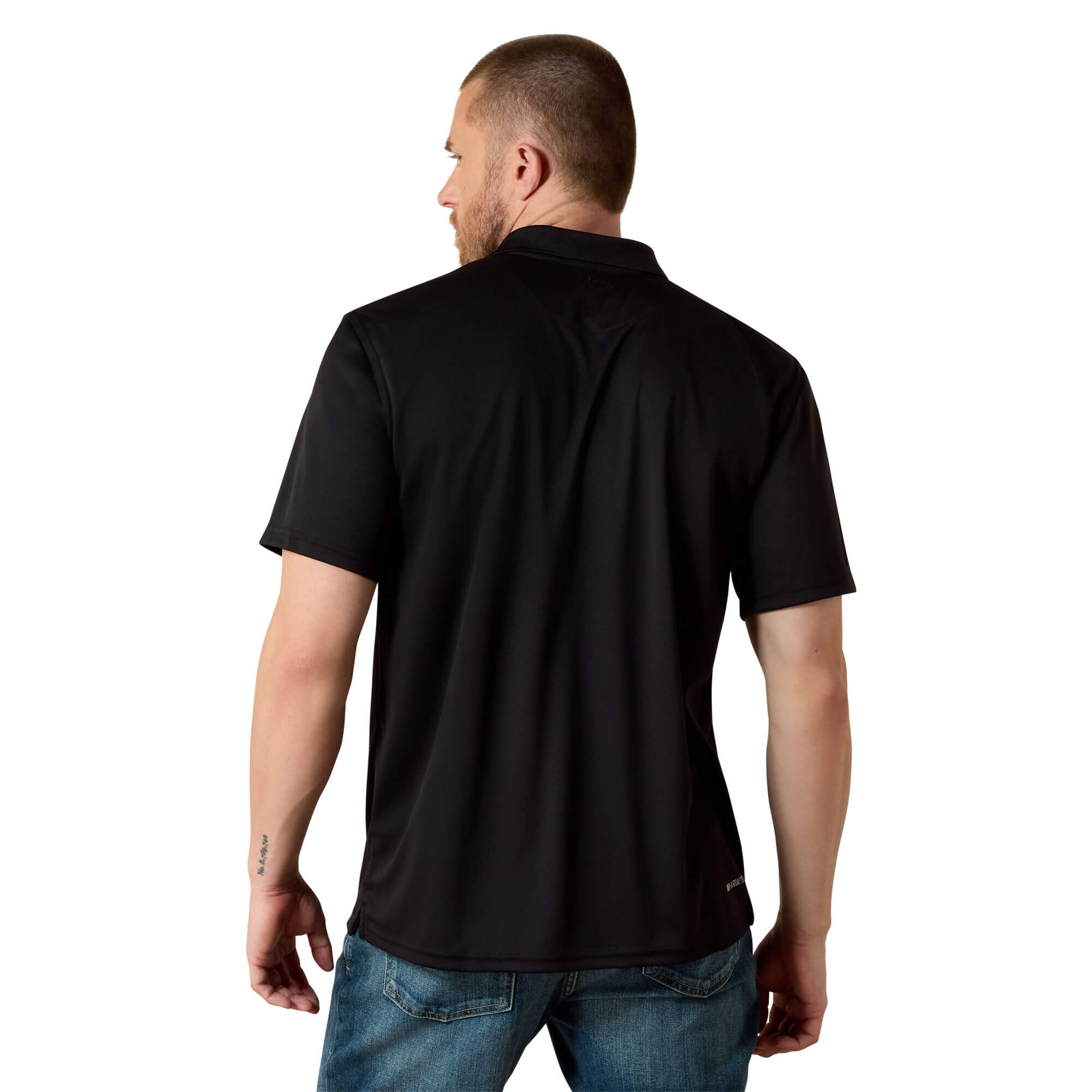 Ariat Black TEK Short Sleeve Polo