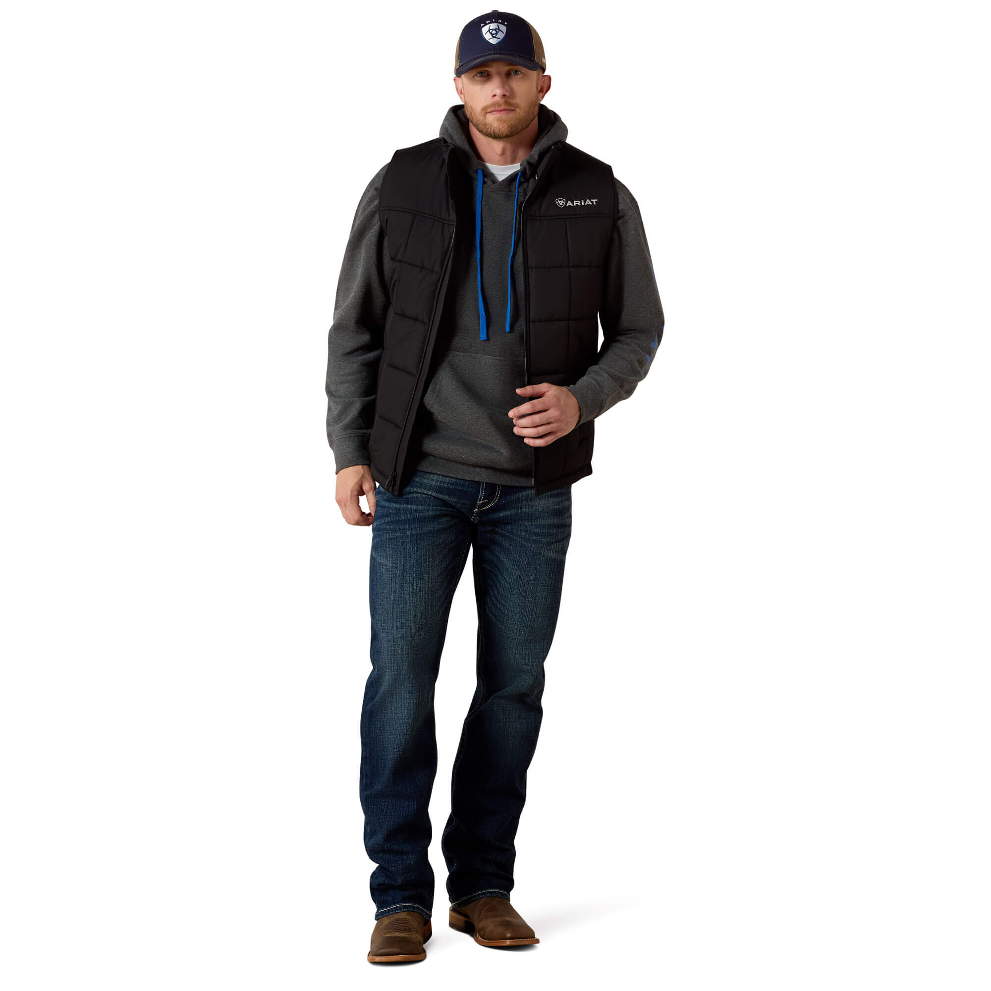 Ariat Black Crius Insulated Vest