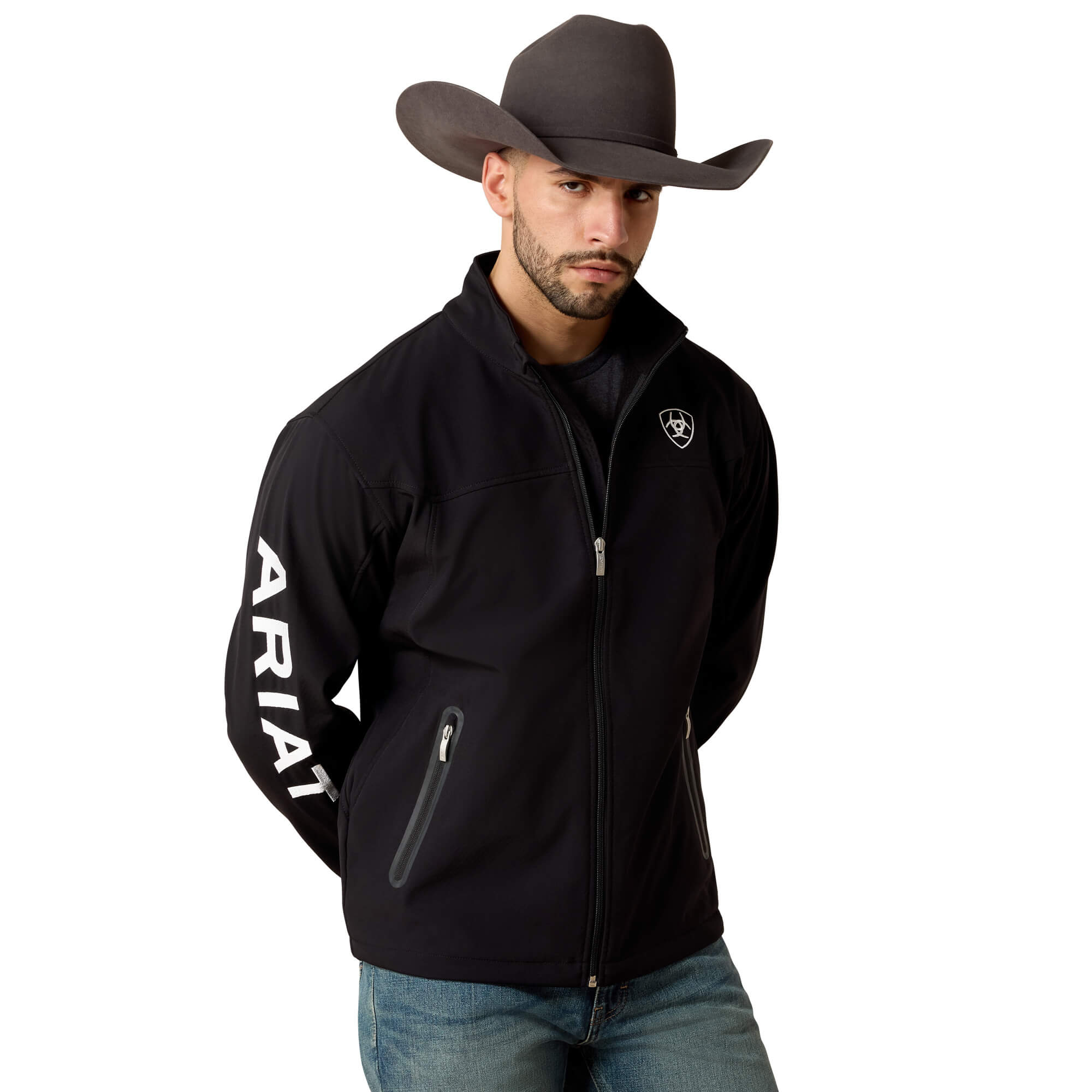 Ariat Black New Team Softshell Jacket
