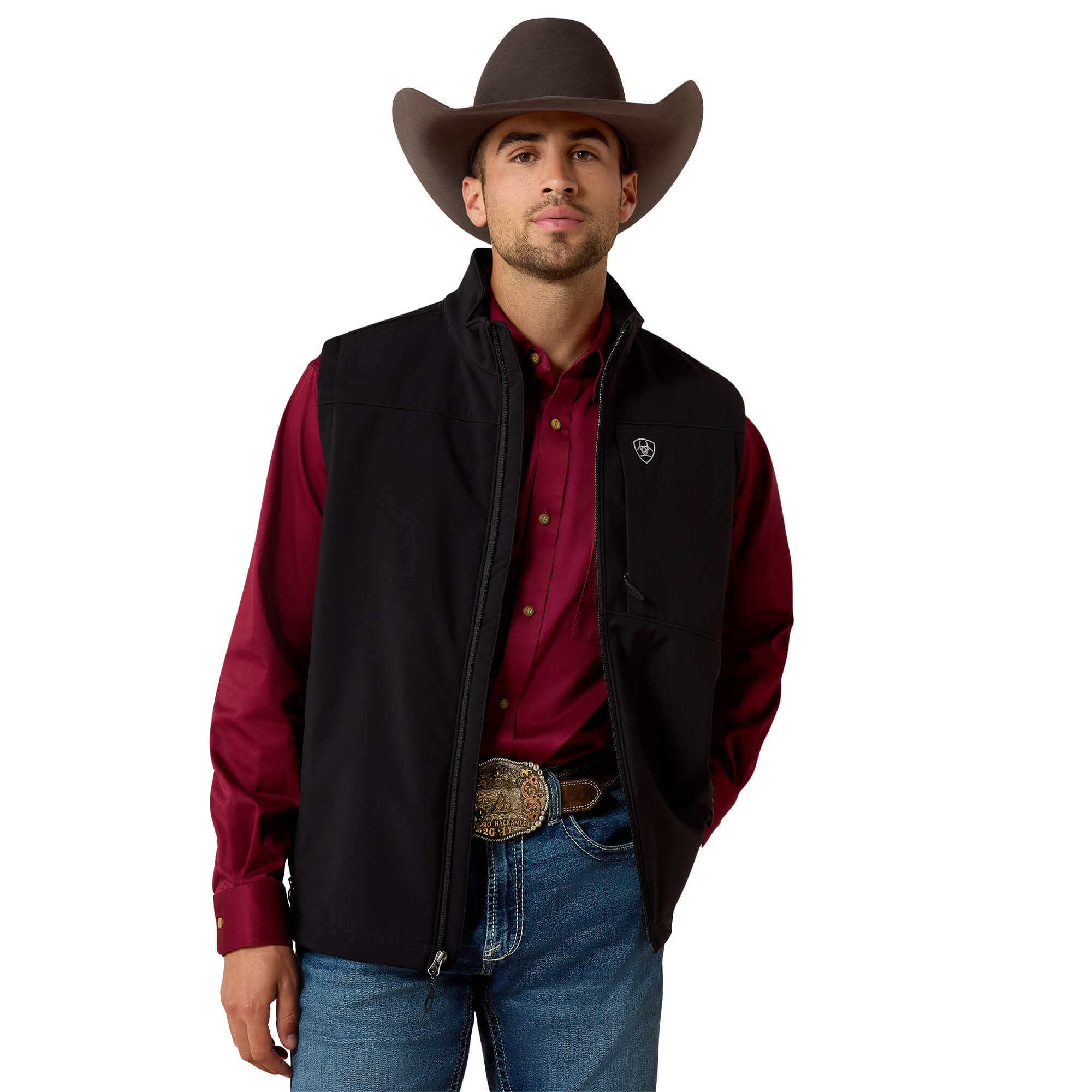 Ariat Black Vernon 2.0 Softshell Vest