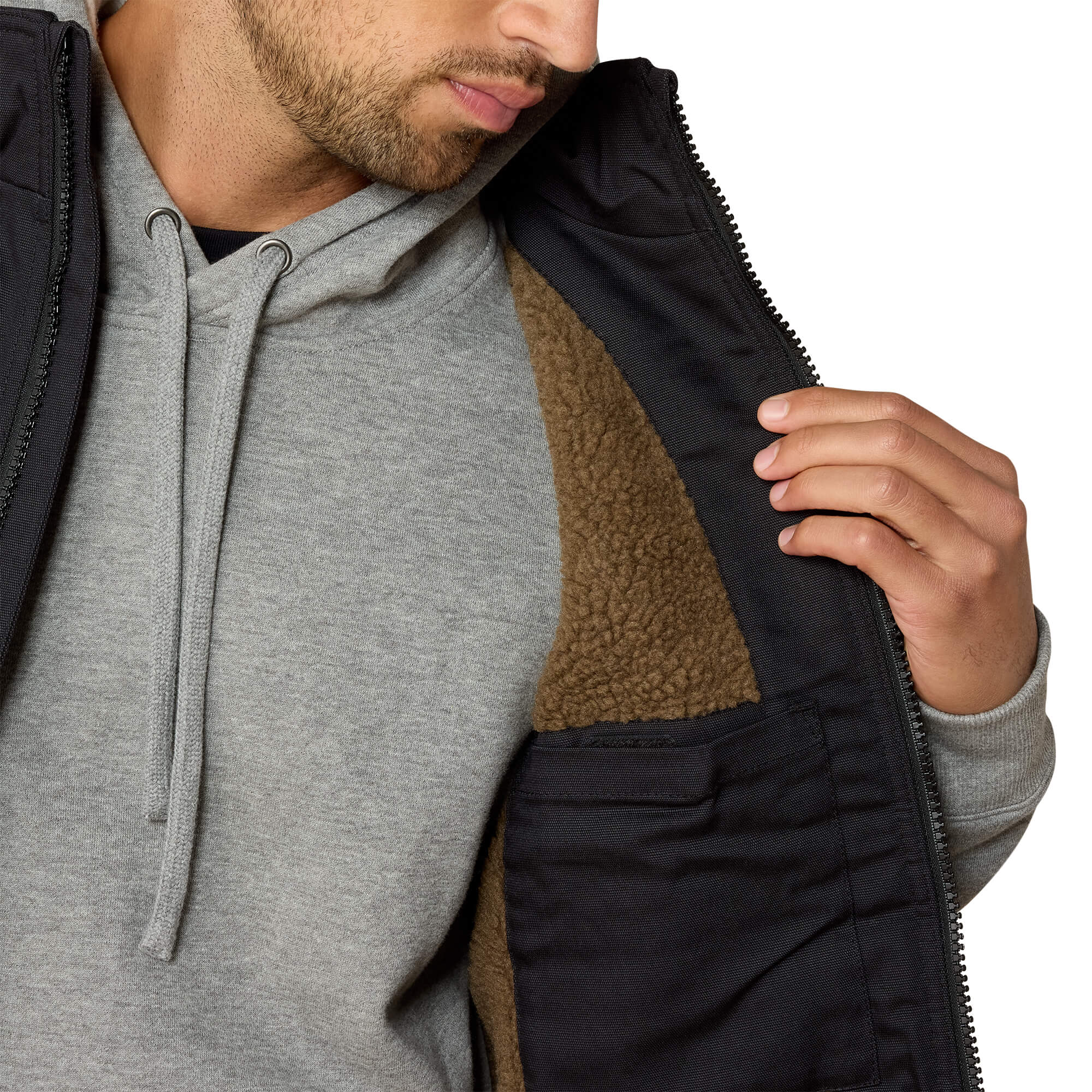 Ariat Black Rebar DuraCanvas Sherpa Vest