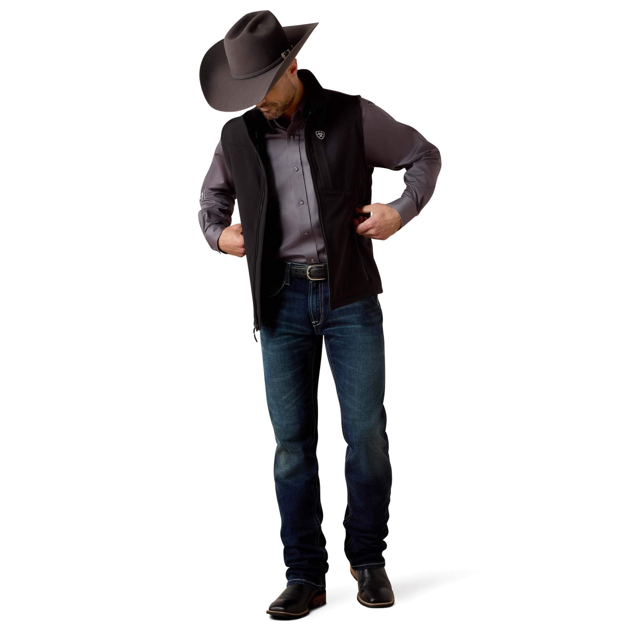 Ariat Black Logo 2.0 Softshell Vest