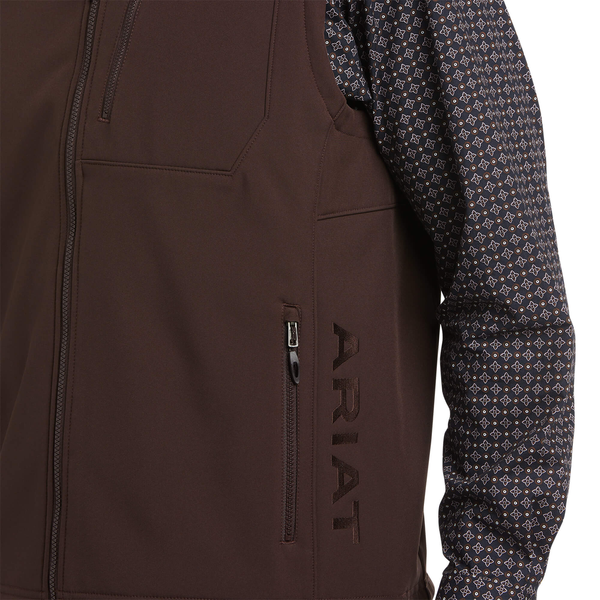 Ariat Coffee Bean Logo 2.0 Patriot Softshell Vest