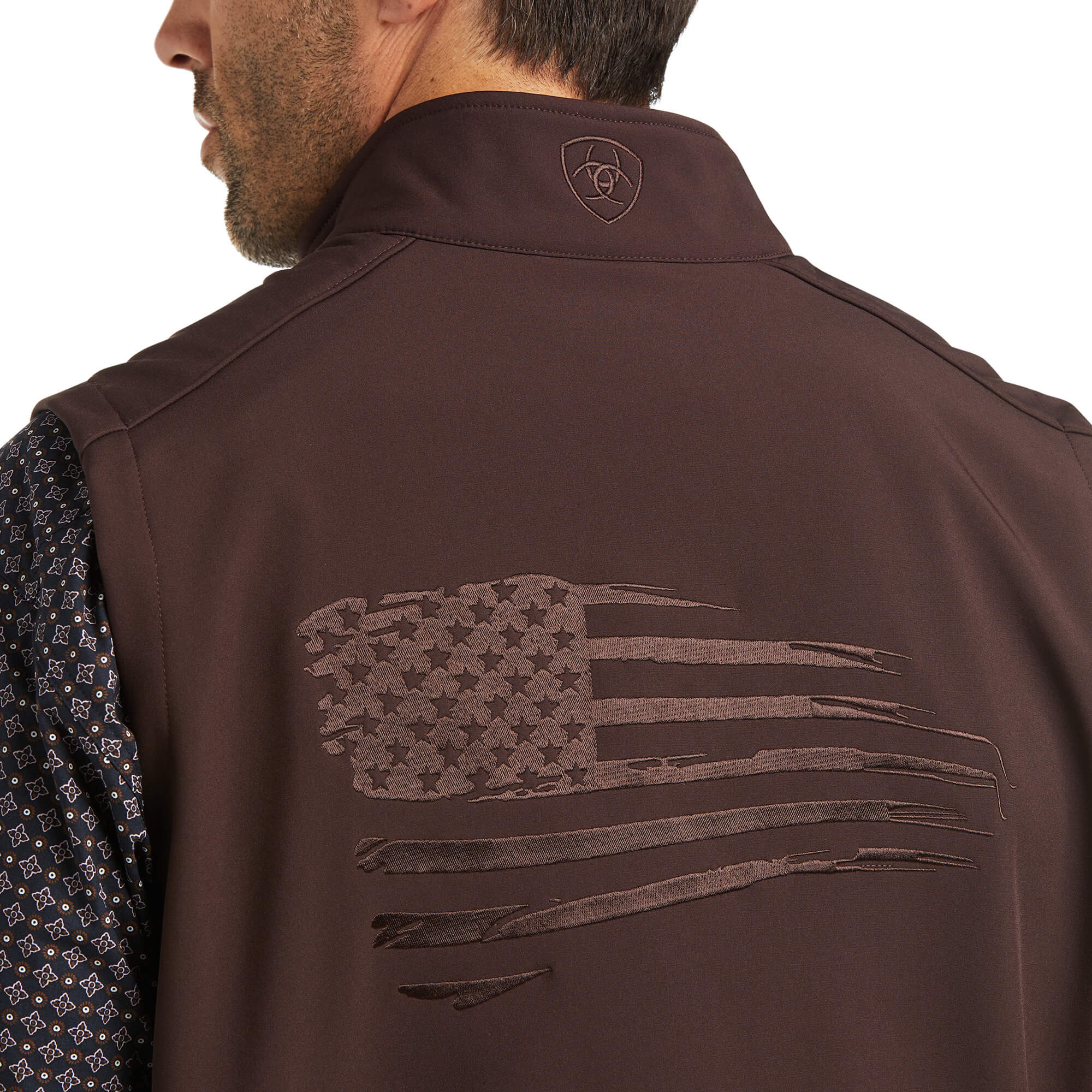 Ariat Coffee Bean Logo 2.0 Patriot Softshell Vest