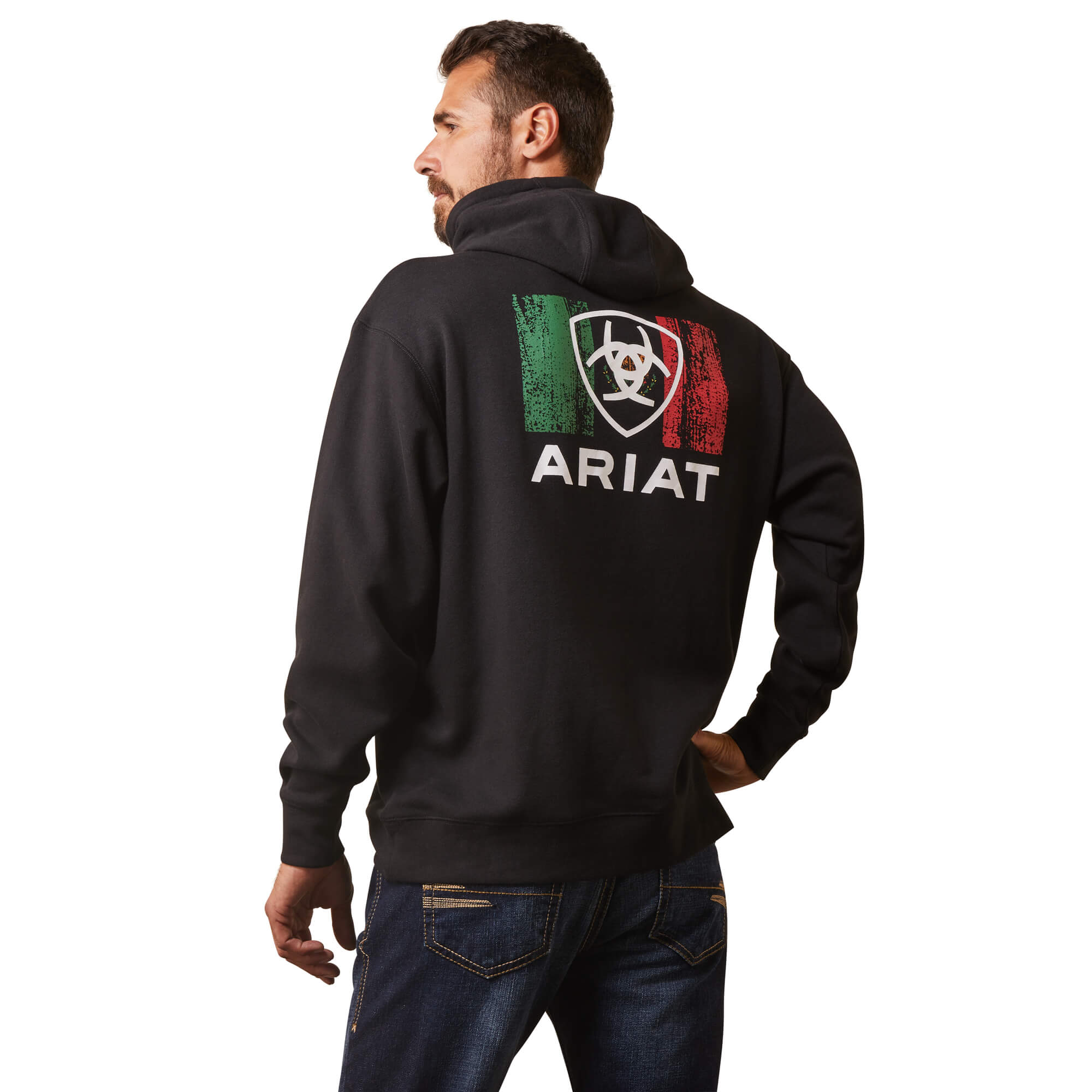 Ariat Black Shield Mexico Hoodie