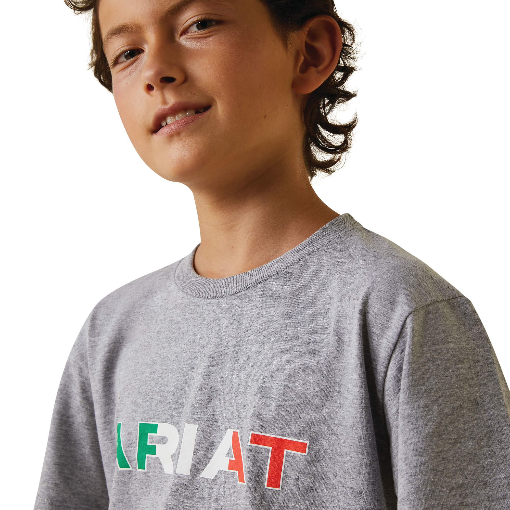 Ariat Kids Heather Grey Viva Mexico T Shirt