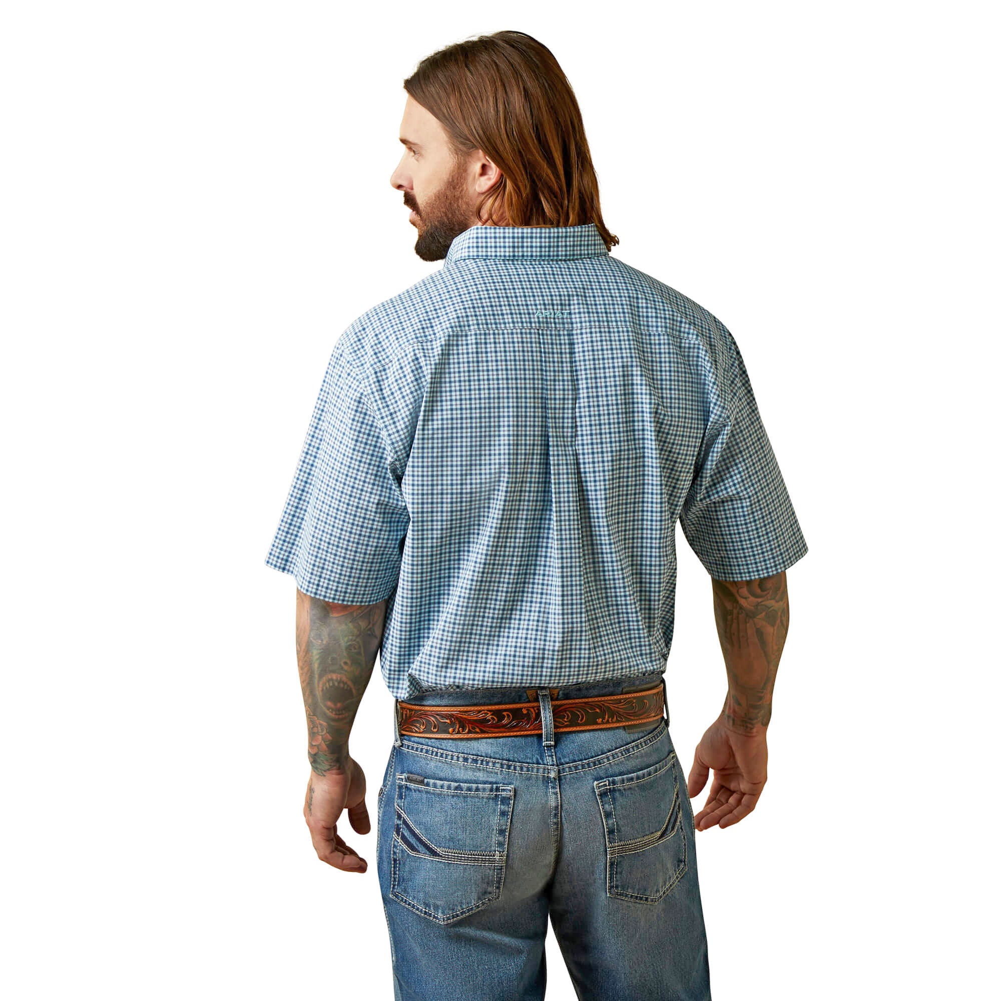 Ariat Turquoise Pro Series Odell Classic Fit Shirt