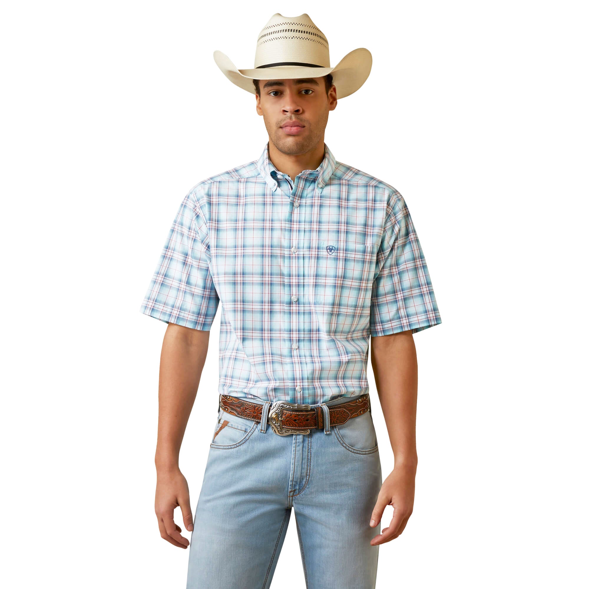 Ariat White Pro Series Osiel Classic Fit Shirt