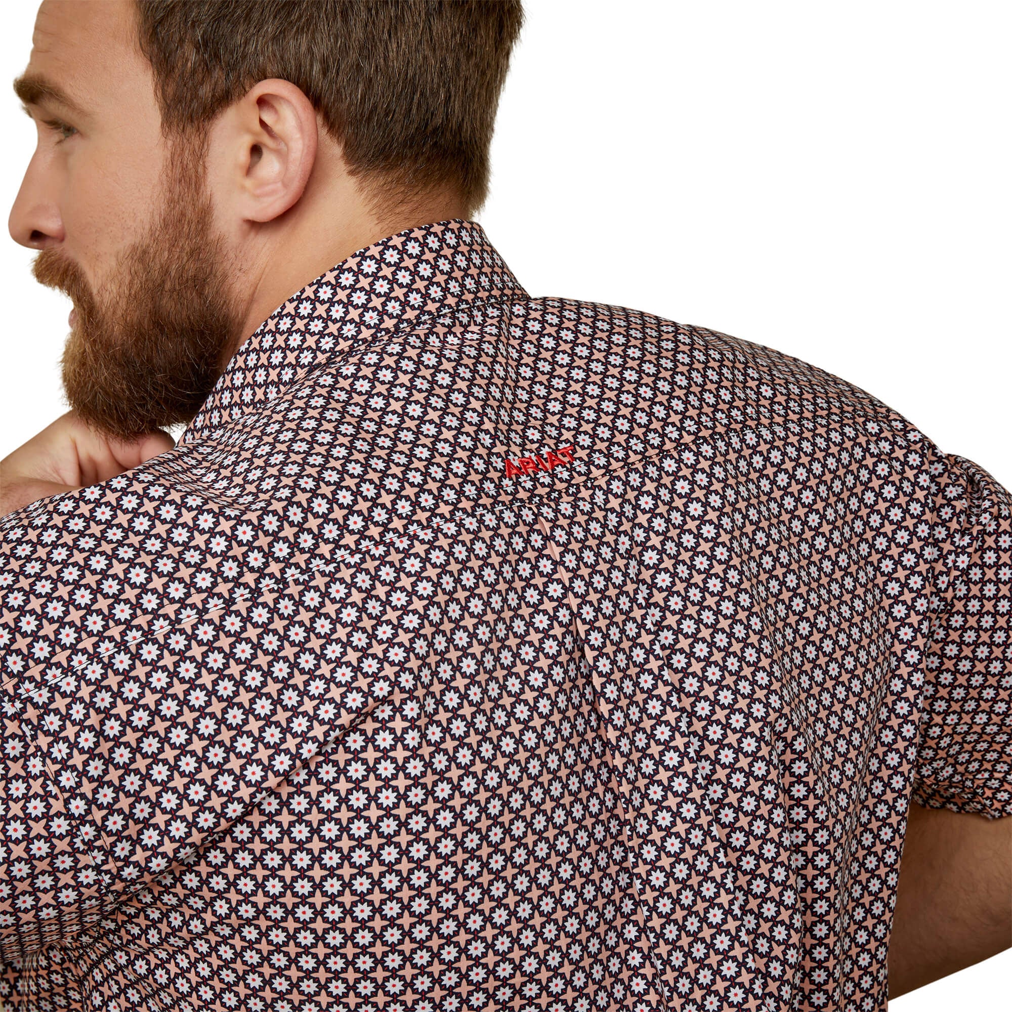 Ariat Apricot Blush Osman Classic Short Sleeve Shirt