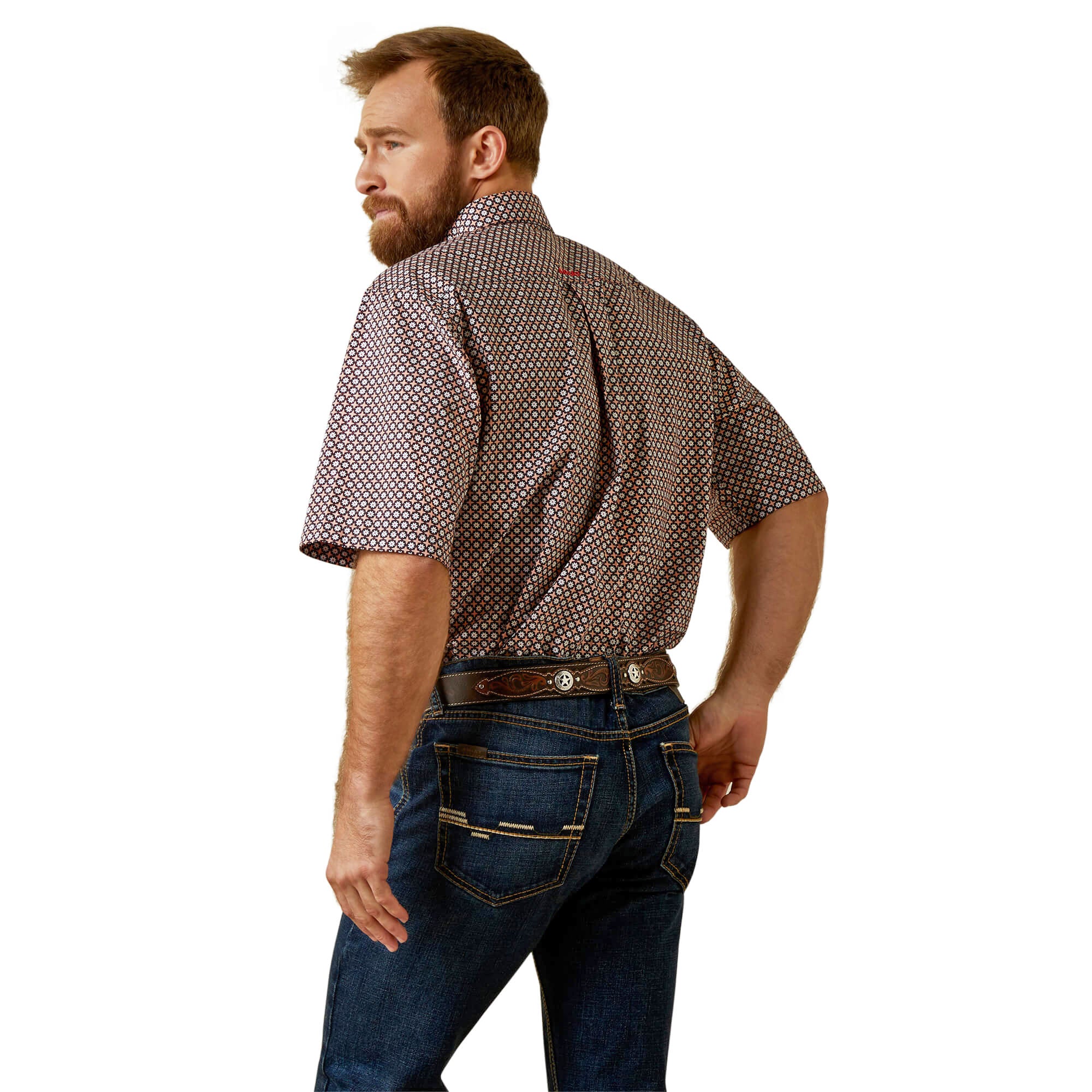 Ariat Apricot Blush Osman Classic Short Sleeve Shirt