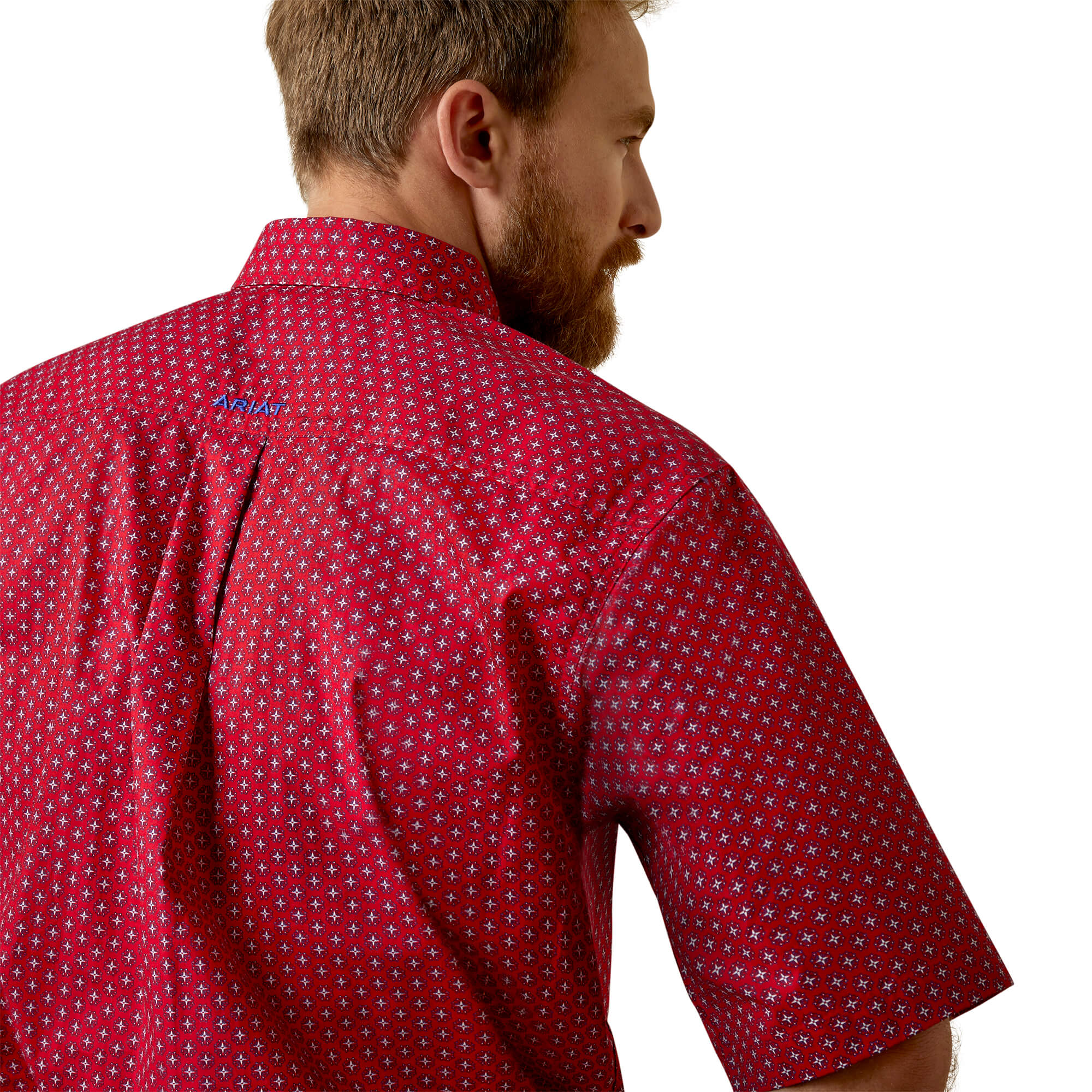 Ariat Red Jeremy Classic Short Sleeve Shirt