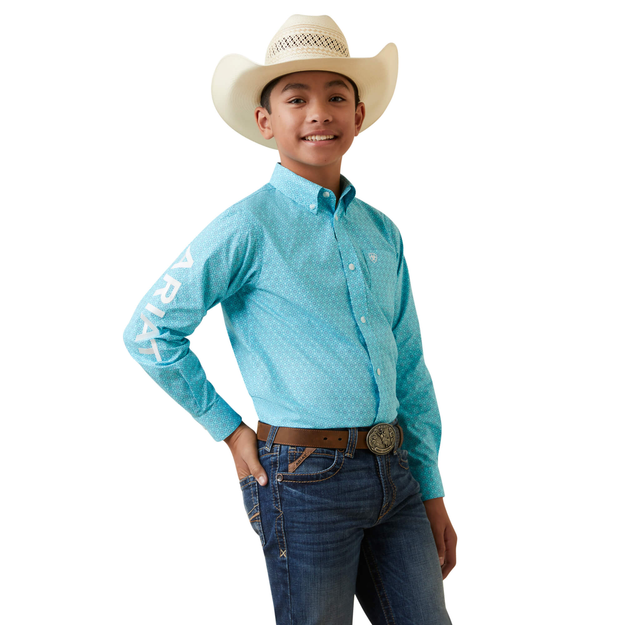 Ariat Kids' Gulf Stream Team Caiden Classic Fit Shirt