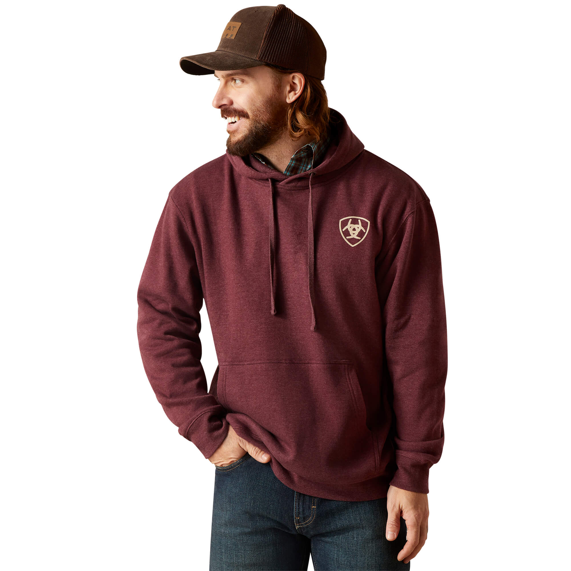 Ariat Berry Bark Heather Arrowhead Hoodie