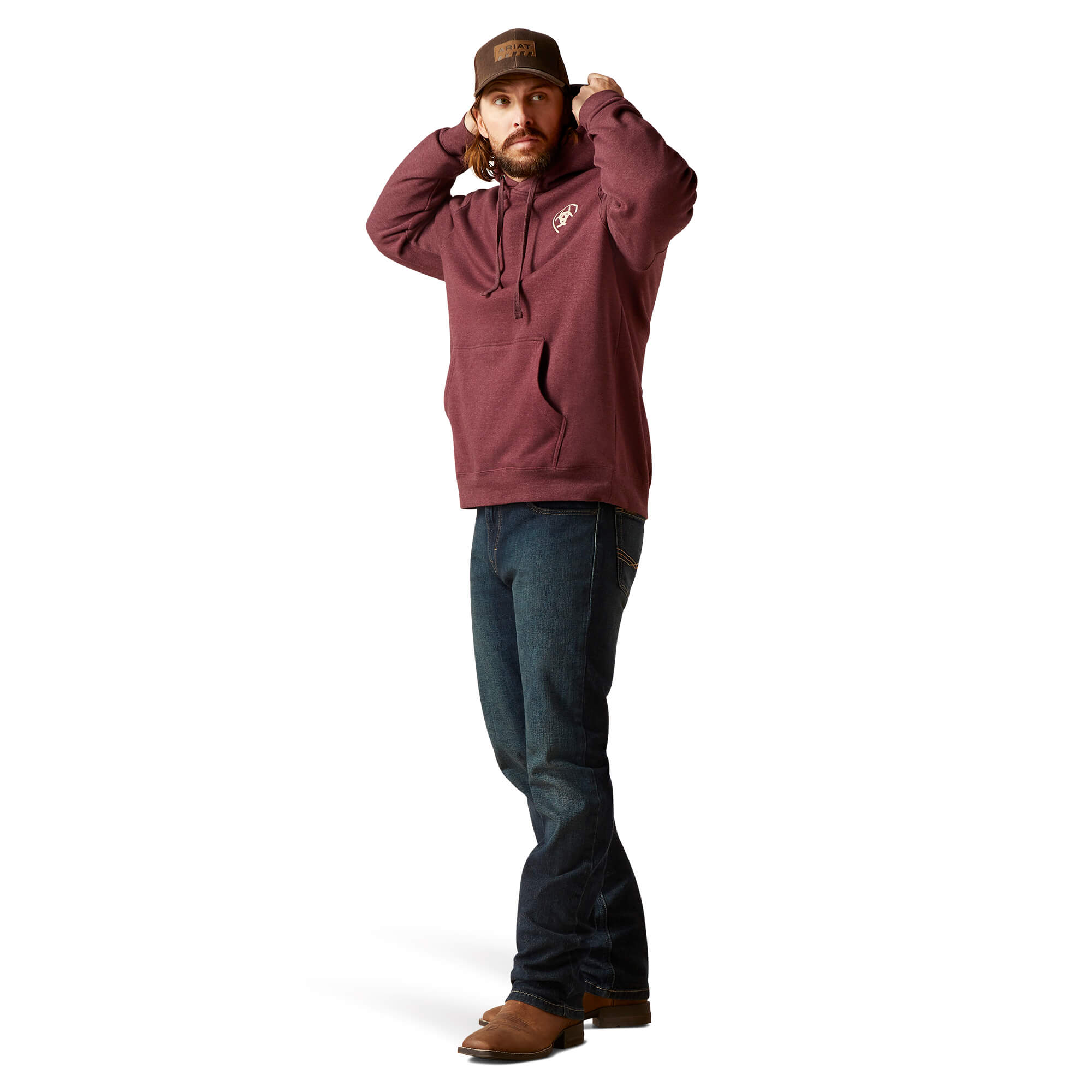 Ariat Berry Bark Heather Arrowhead Hoodie