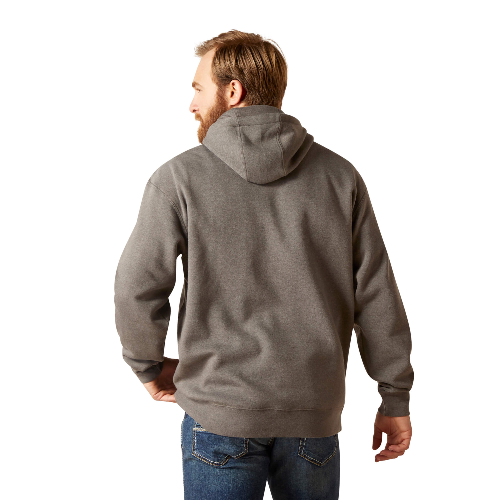 Ariat Grey Heather Logo Hoodie