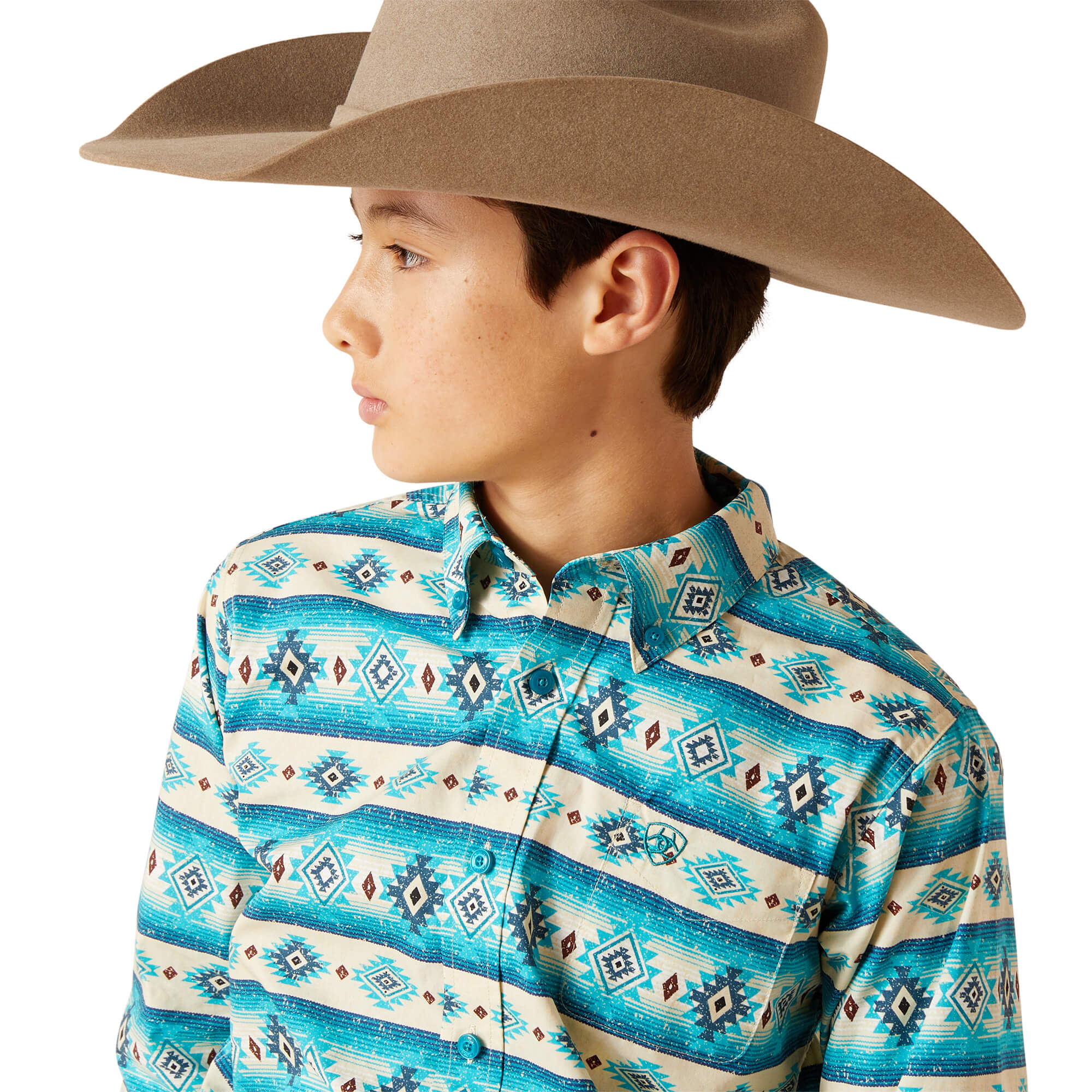 Ariat Kids' Sandshell Brent Classic Fit Shirt