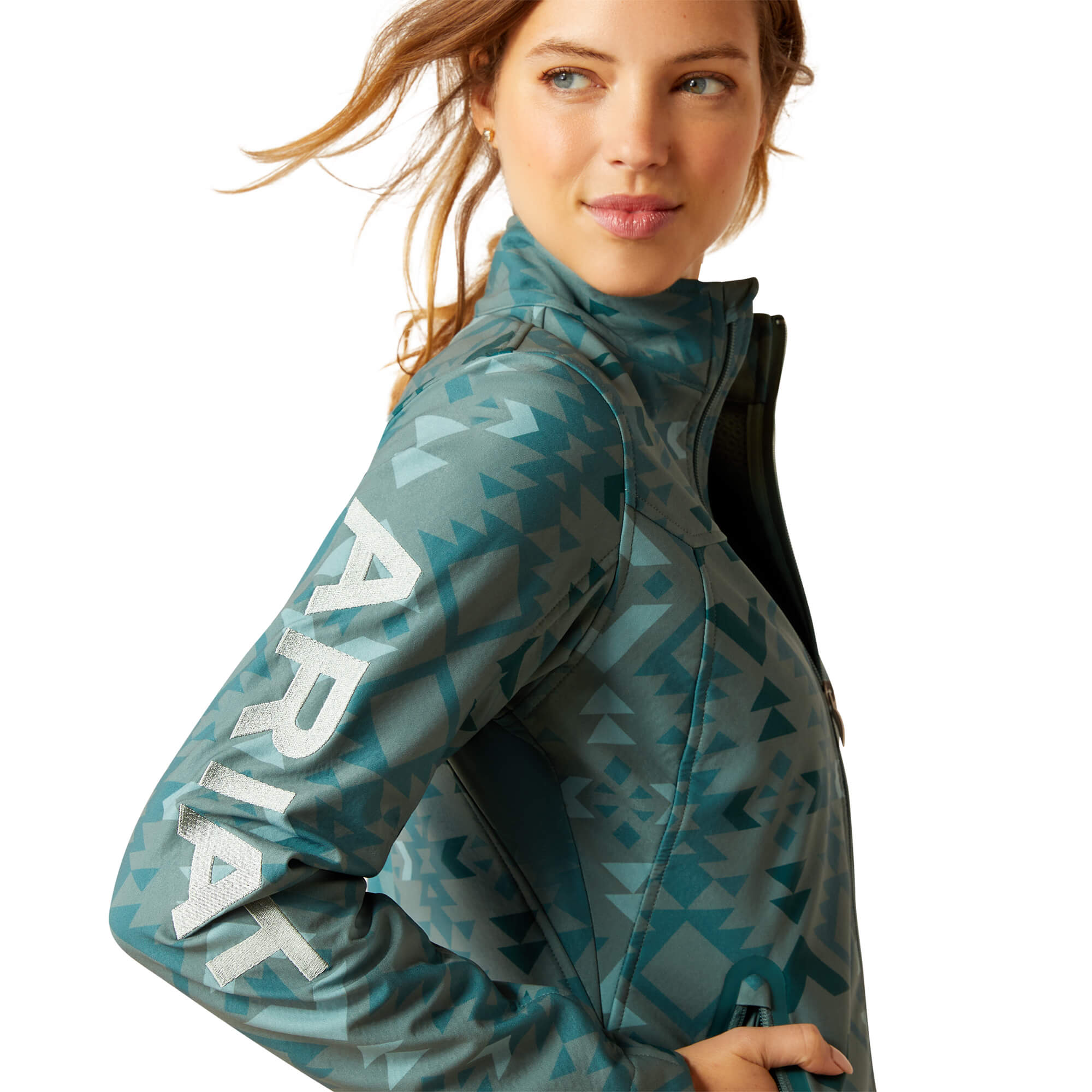 Ariat Women's Pinewood New Team Softshell Print Jacket