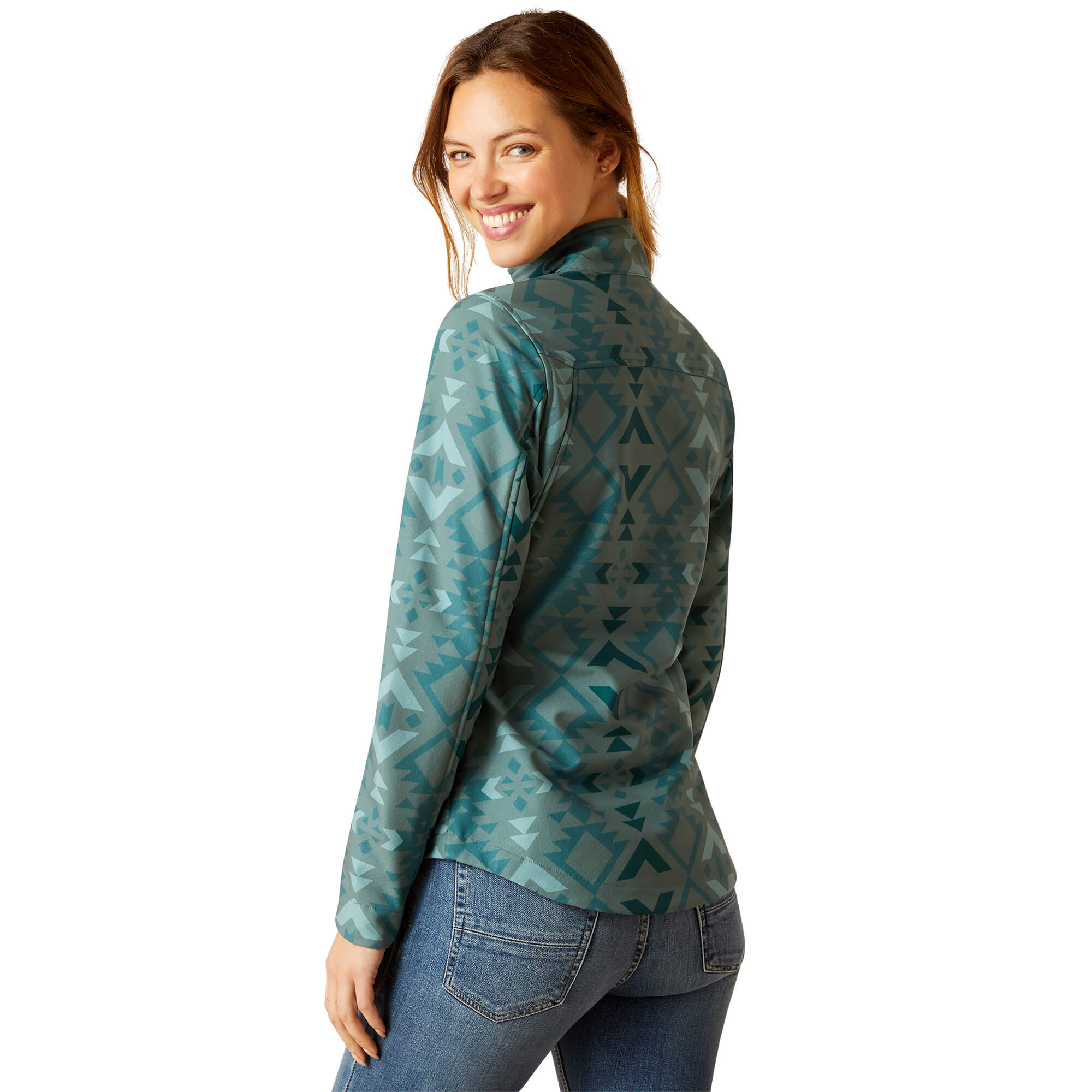 Ariat Women's Pinewood New Team Softshell Print Jacket