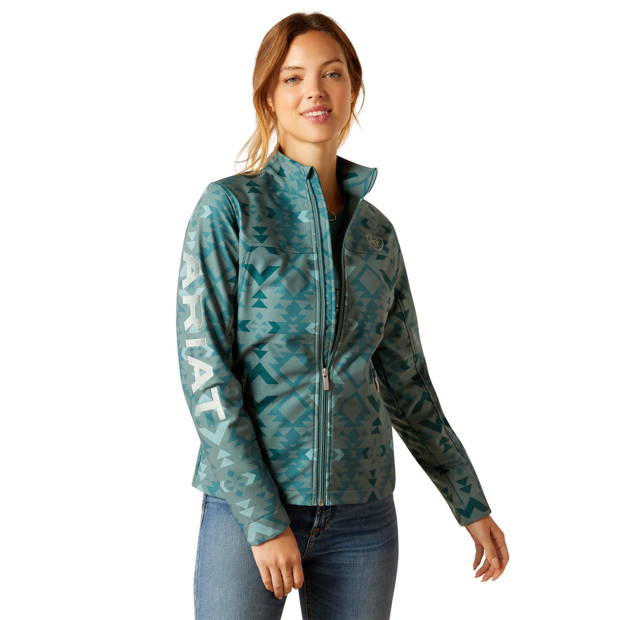 Ariat Women's Pinewood New Team Softshell Print Jacket