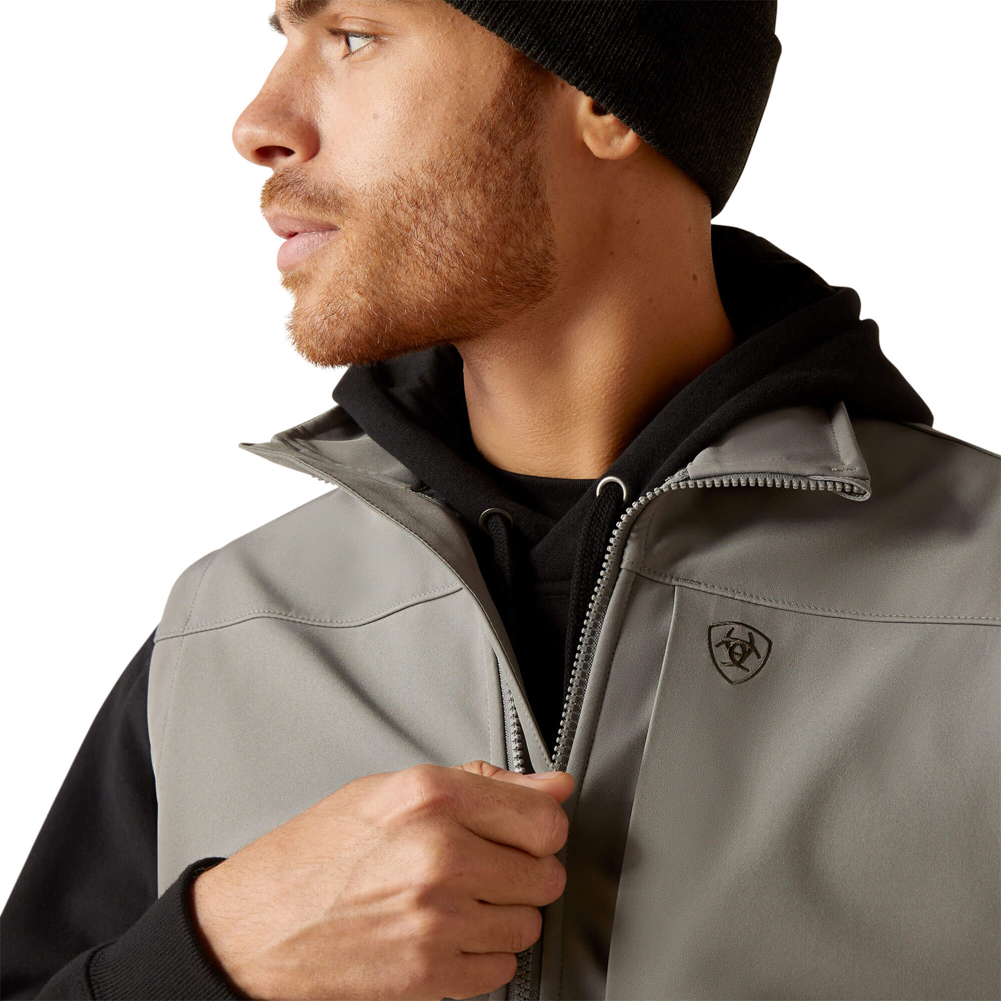 Ariat Jetty Grey Logo 2.0 Softshell Vest