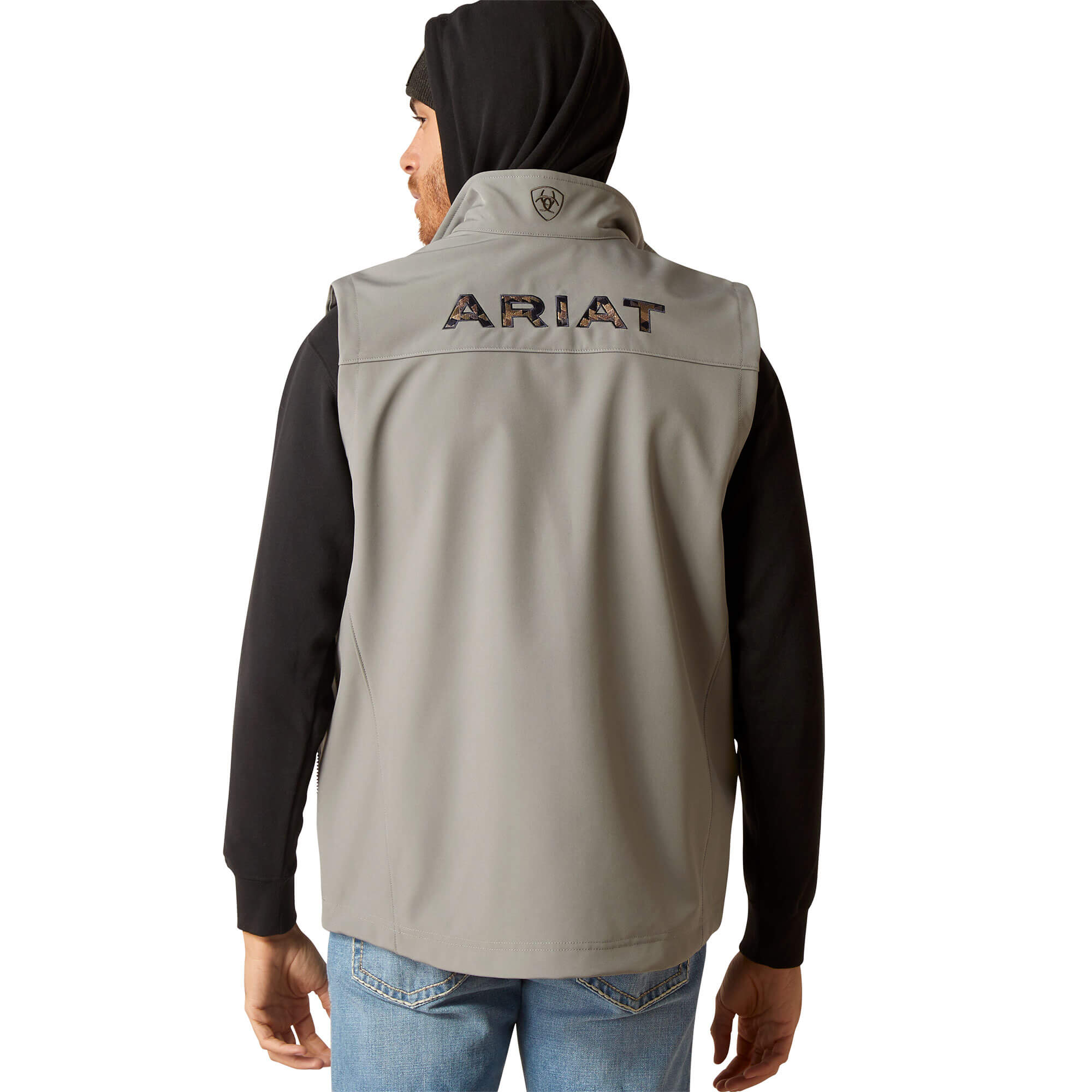 Ariat Jetty Grey Logo 2.0 Softshell Vest