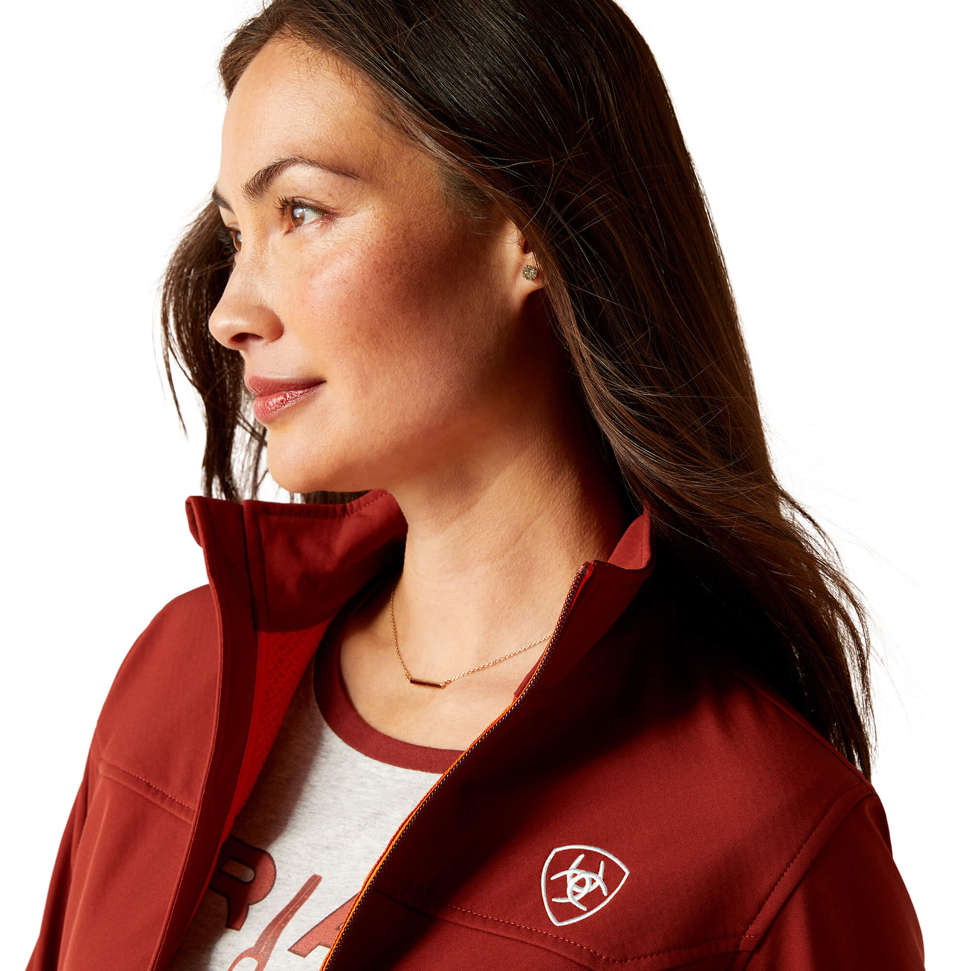 Ariat Women's Fired Brick New Team Softshell Jacket