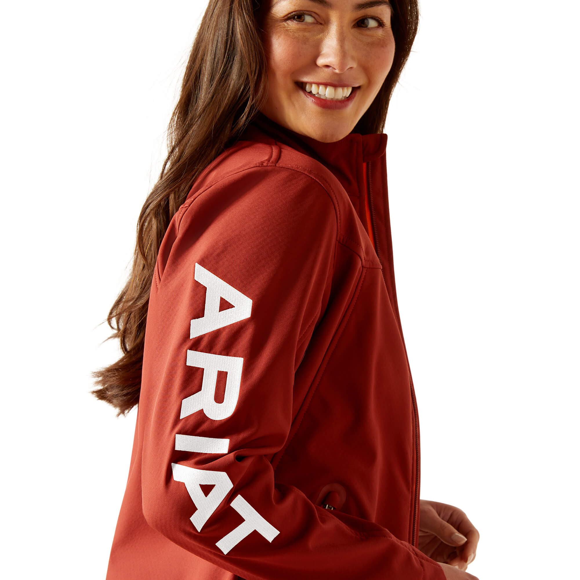 Ariat Women's Fired Brick New Team Softshell Jacket