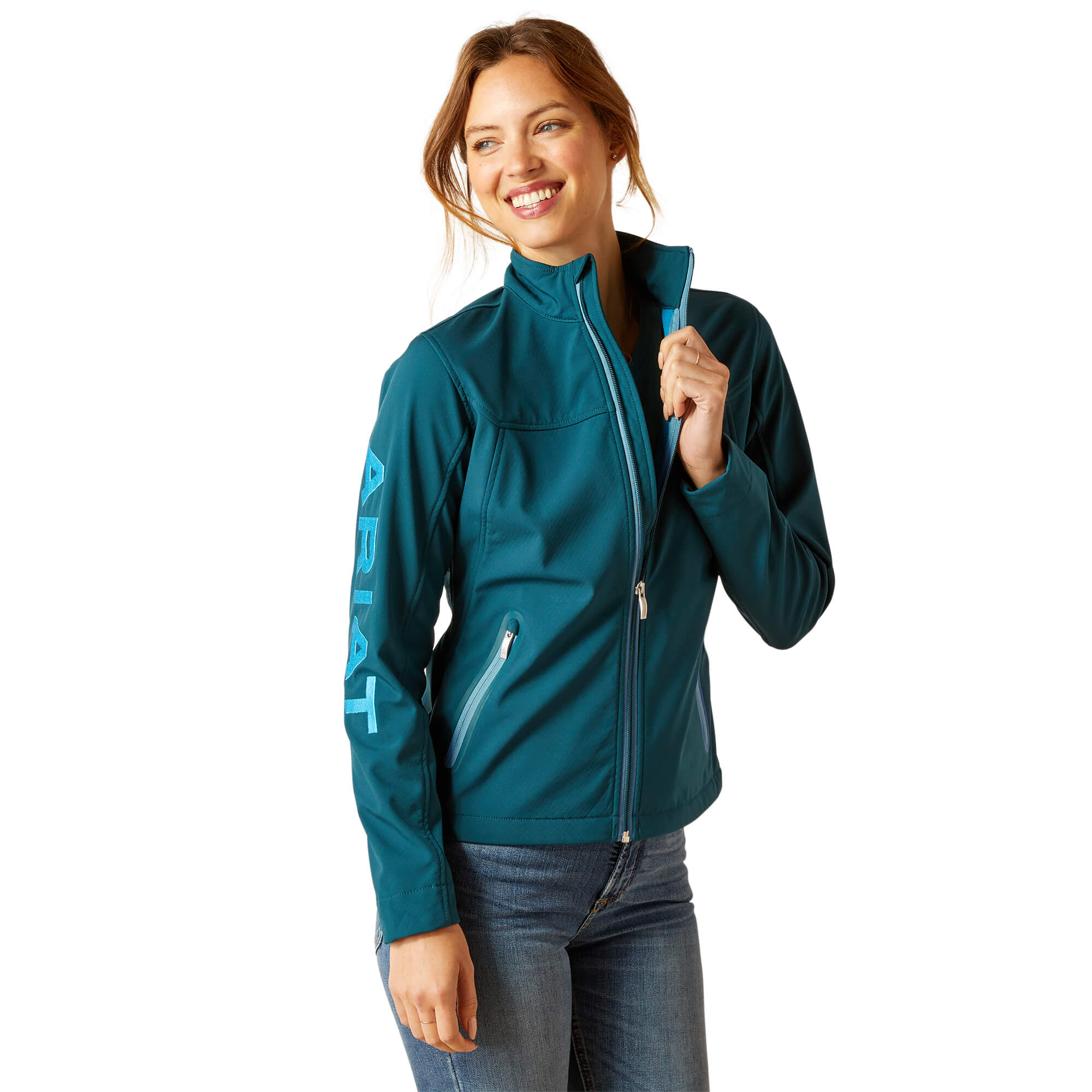 Ariat Women's Reflecting Pond New Team Softshell Jacket