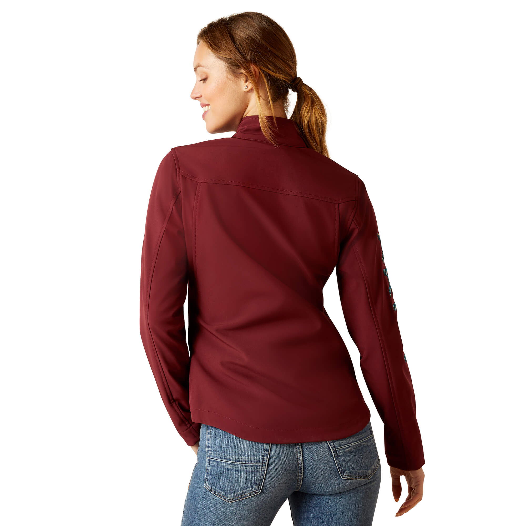 Ariat Women's Tawny Port & Baja New Team Softshell Jacket