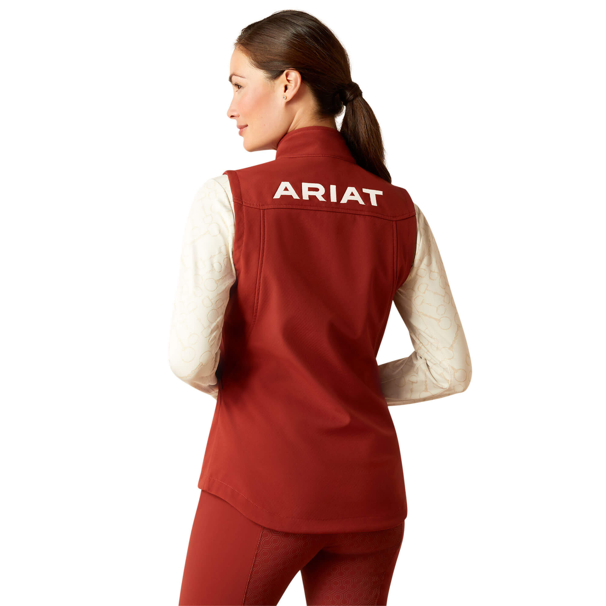 Ariat Women's Fired Brick New Team Softshell Vest