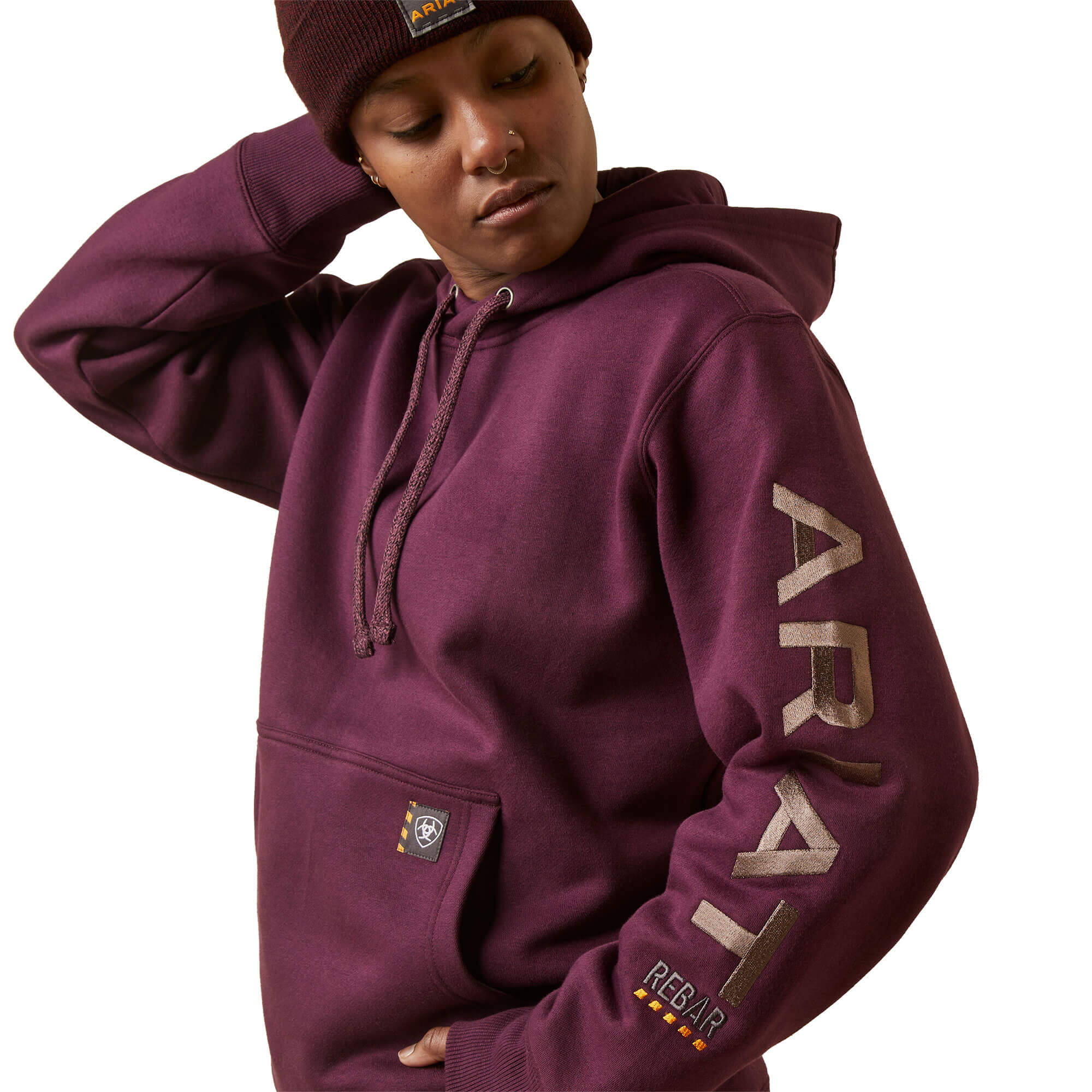 Ariat Women's Potent Purple Rebar Graphic Hoodie