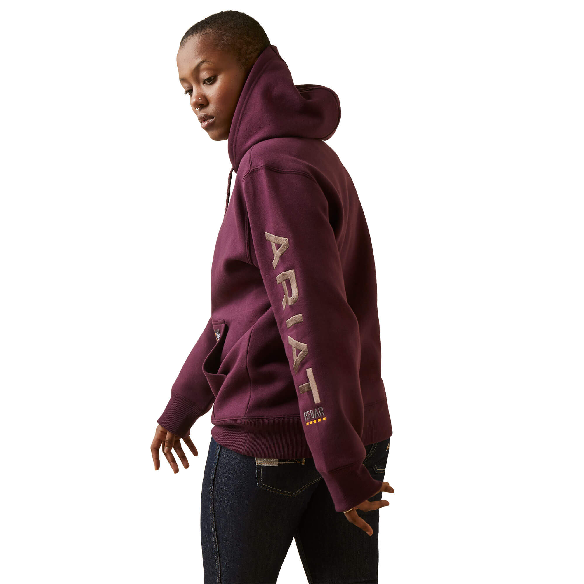 Ariat Women's Potent Purple Rebar Graphic Hoodie