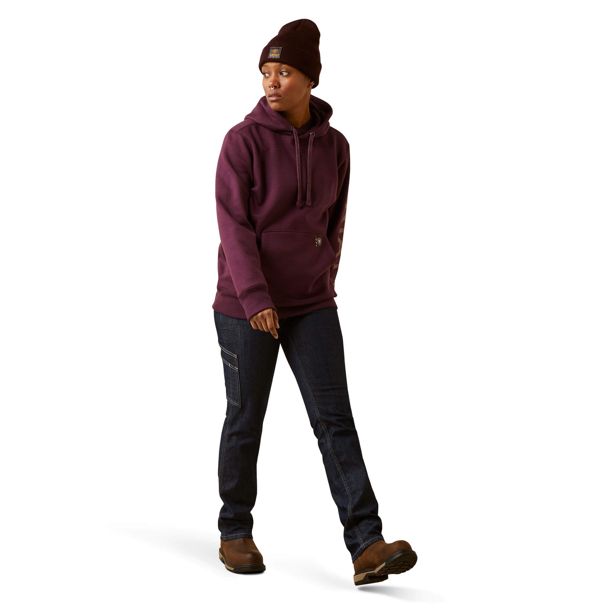 Ariat Women's Potent Purple Rebar Graphic Hoodie