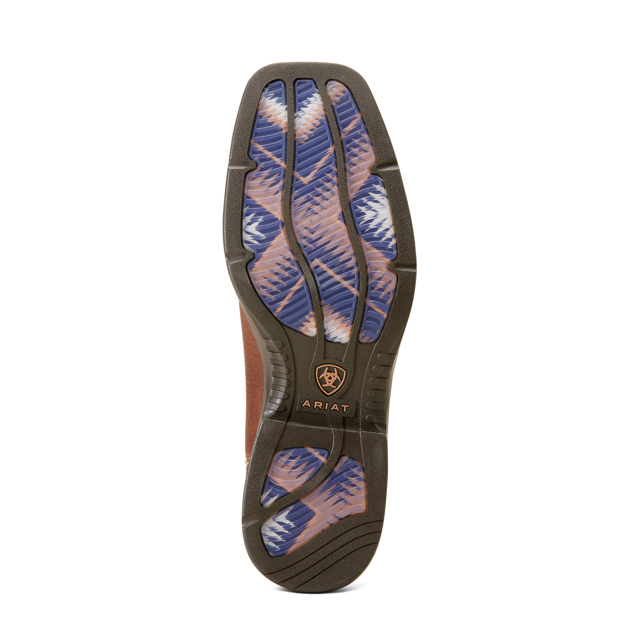 Ariat Men's Deepest Clay Ridgeback Wide Square Toe Western Boot