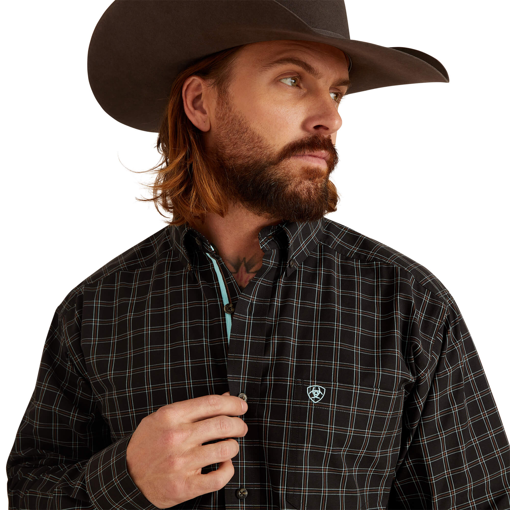 Ariat Black Pro Series Nash Classic Fit Long Sleeve Shirt
