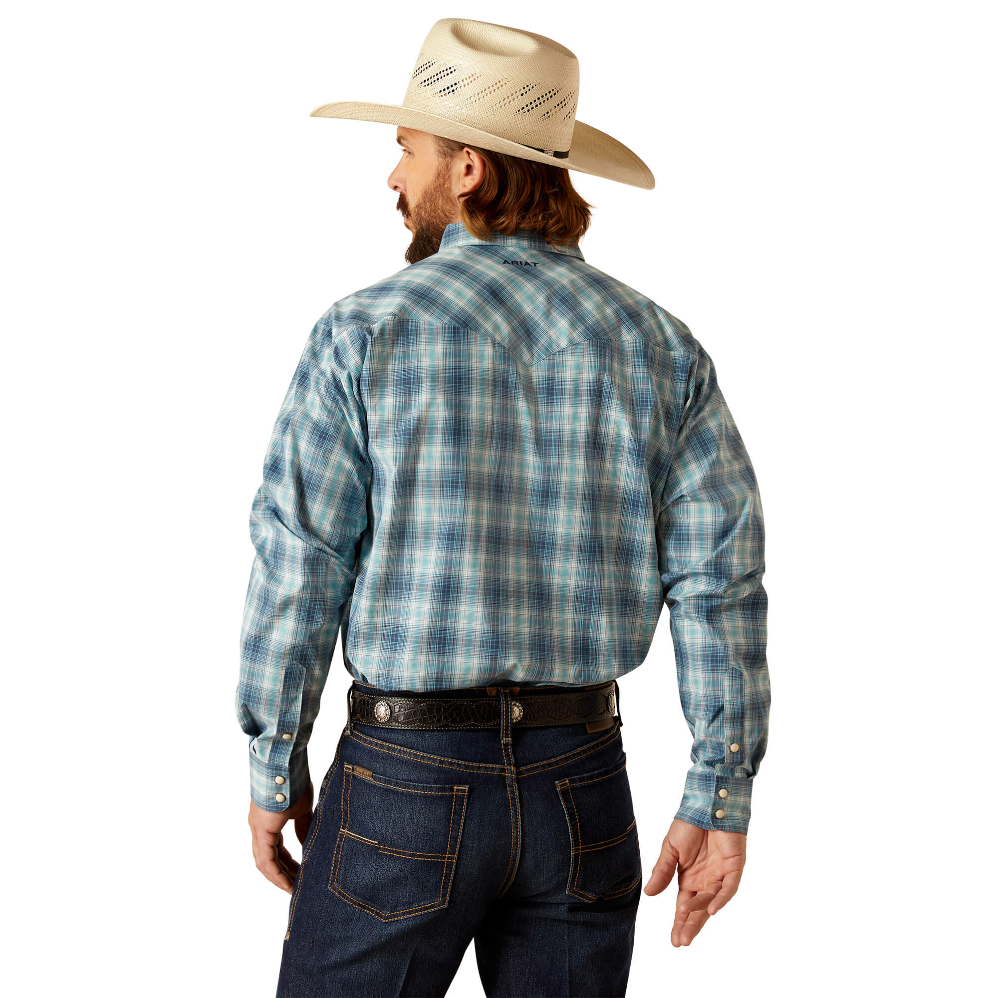 Ariat Blue Pro Series Payton Snap Classic Fit Long Sleeve Shirt