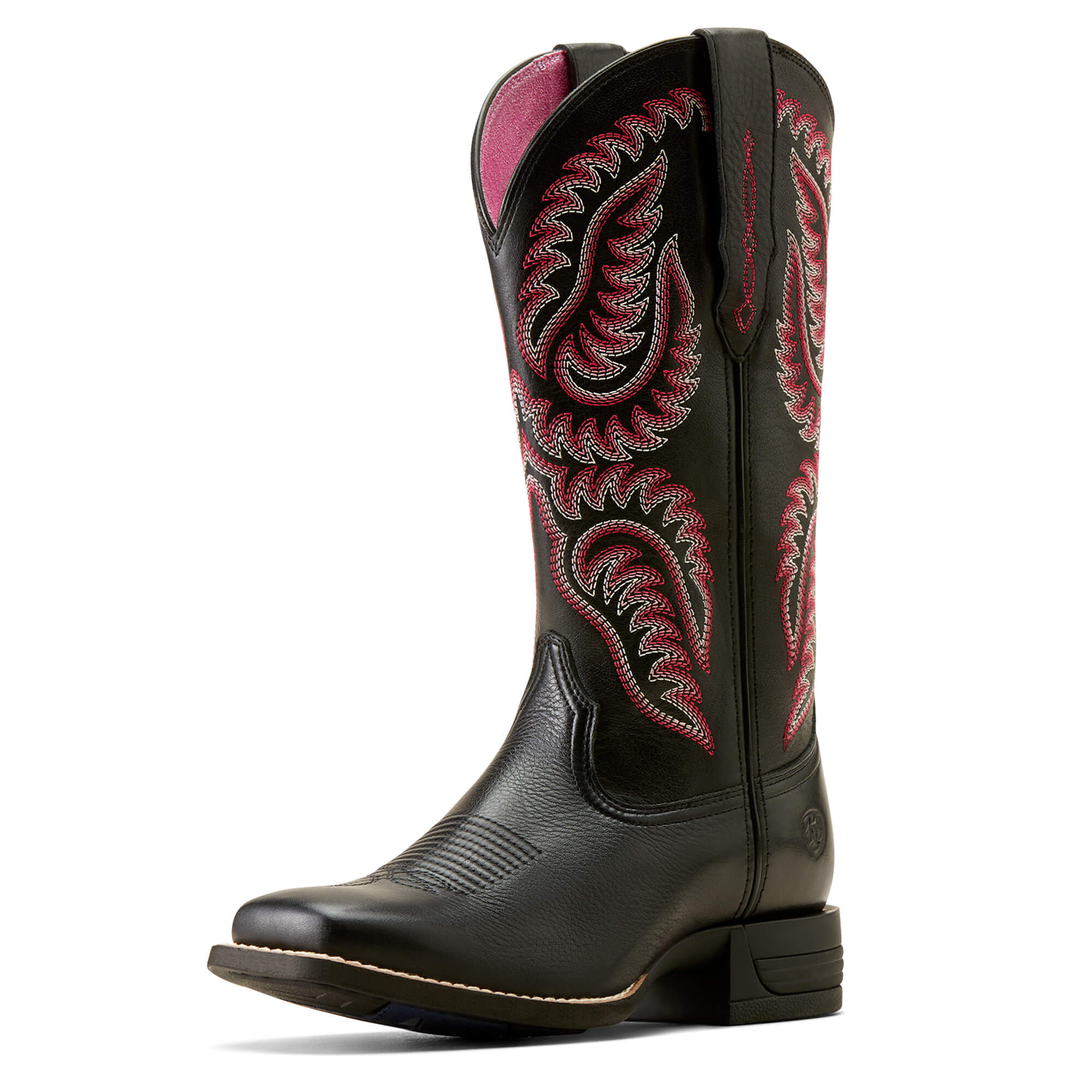 Ariat Women's Black Deertan Cattle Caite Western Boot