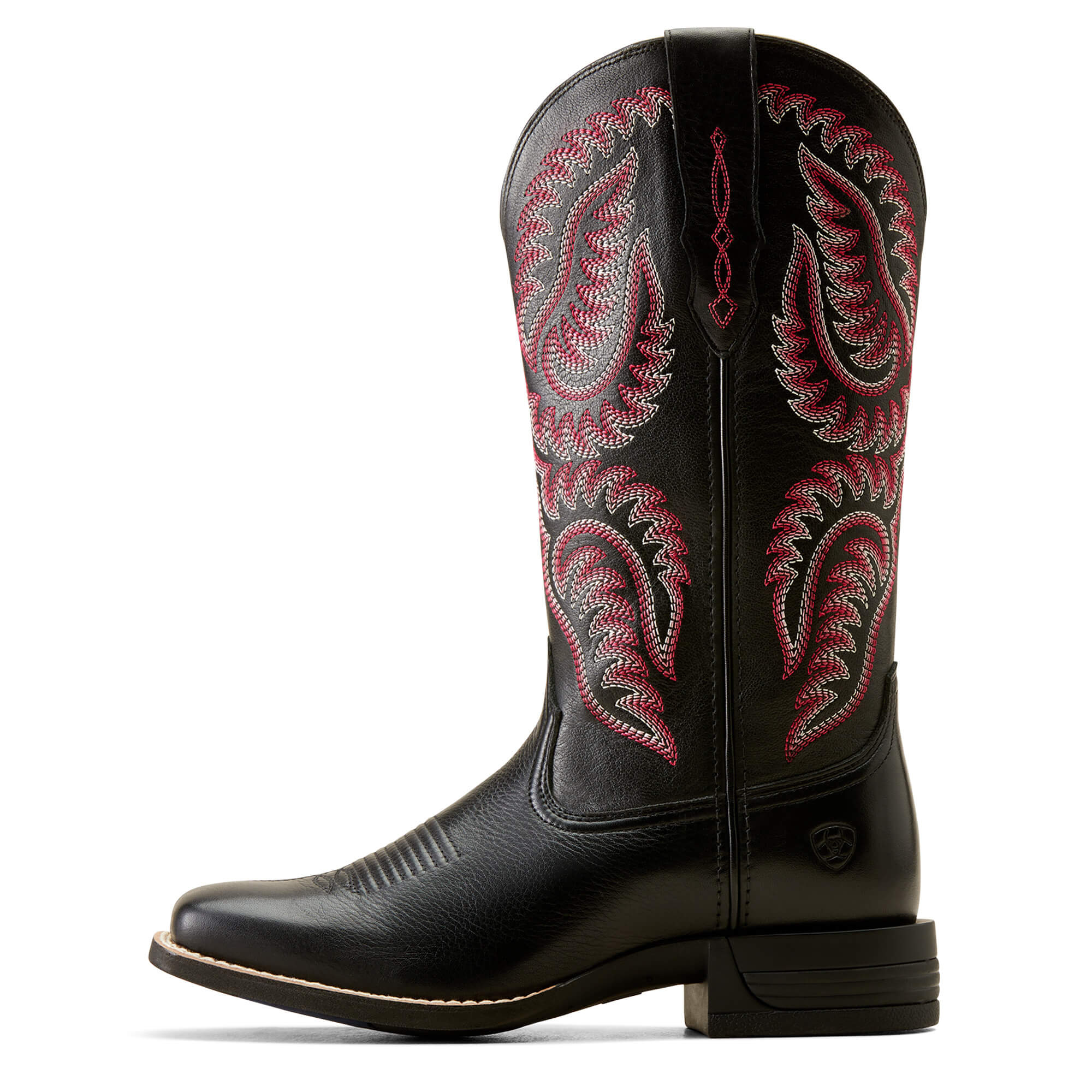 Ariat Women's Black Deertan Cattle Caite Western Boot