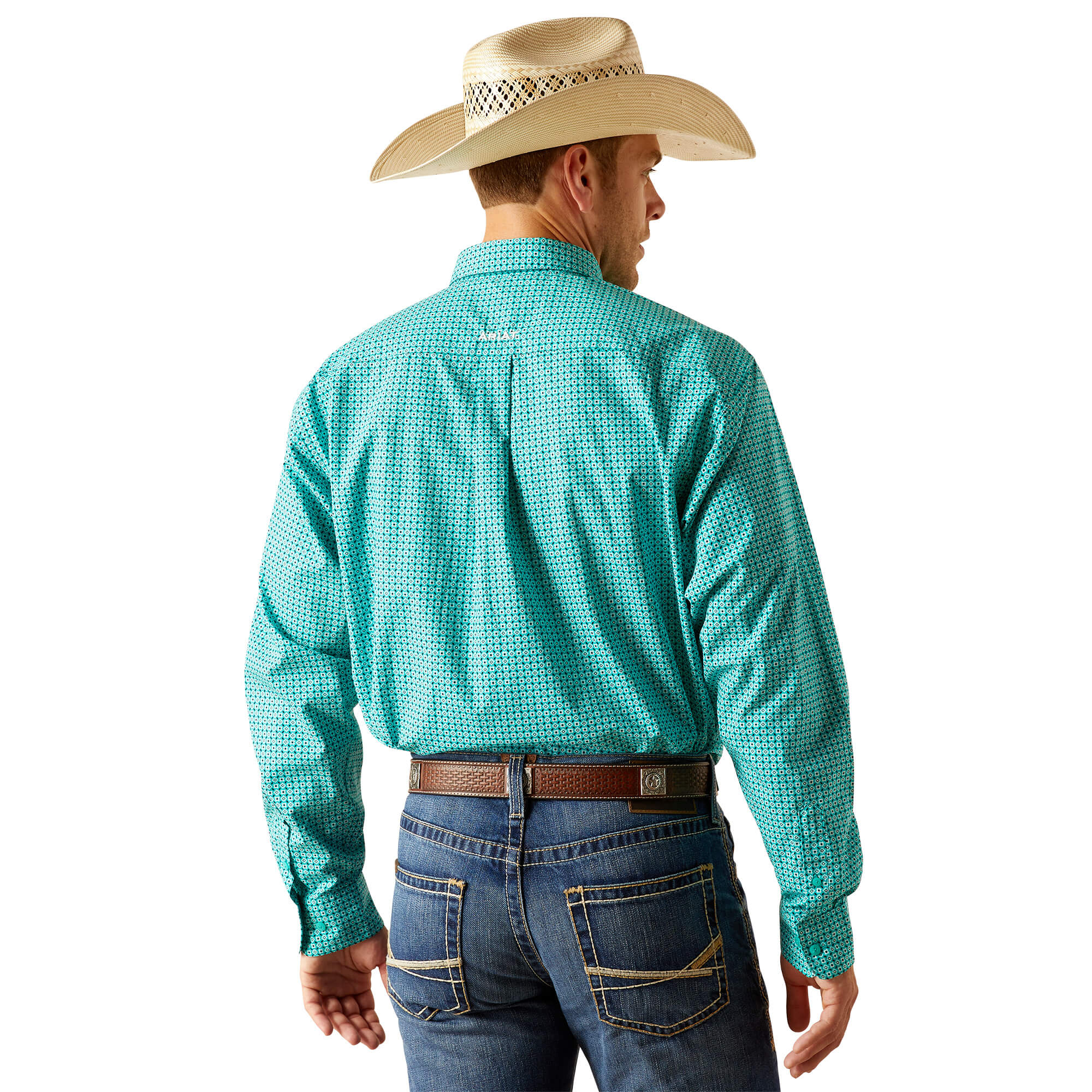 Ariat Turquoise Jaylin Classic Fit Long Sleeve Shirt