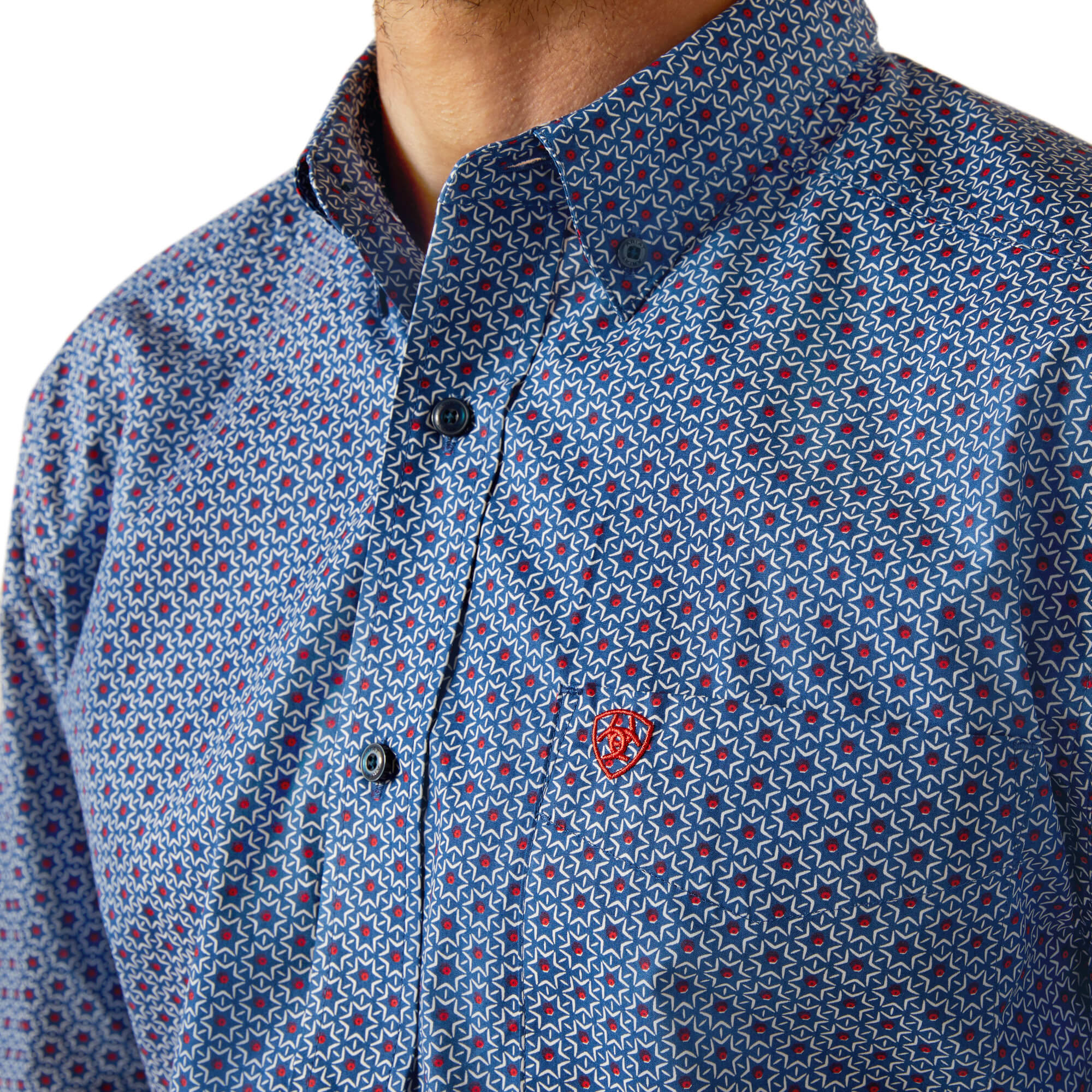 Ariat Medieval Blue Davey Classic Short Sleeve Shirt