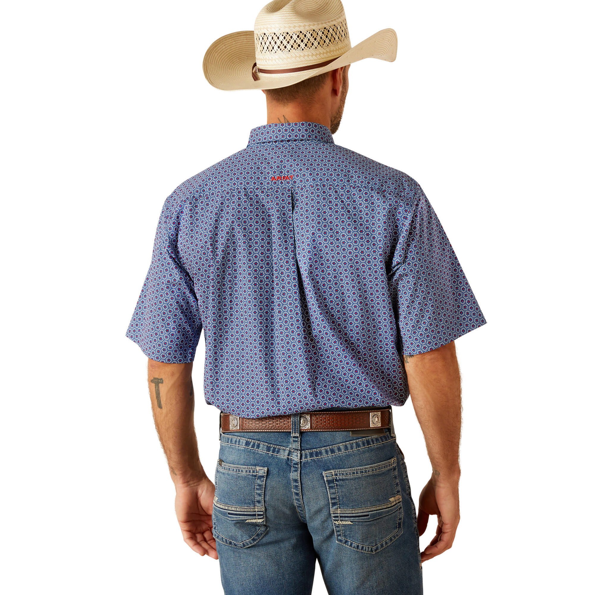 Ariat Medieval Blue Davey Classic Short Sleeve Shirt