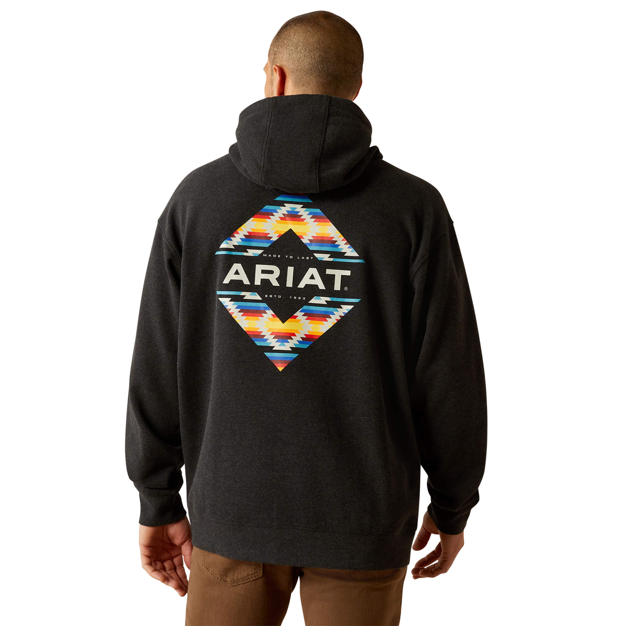 Ariat Black Heather Diamond Canyon Hoodie