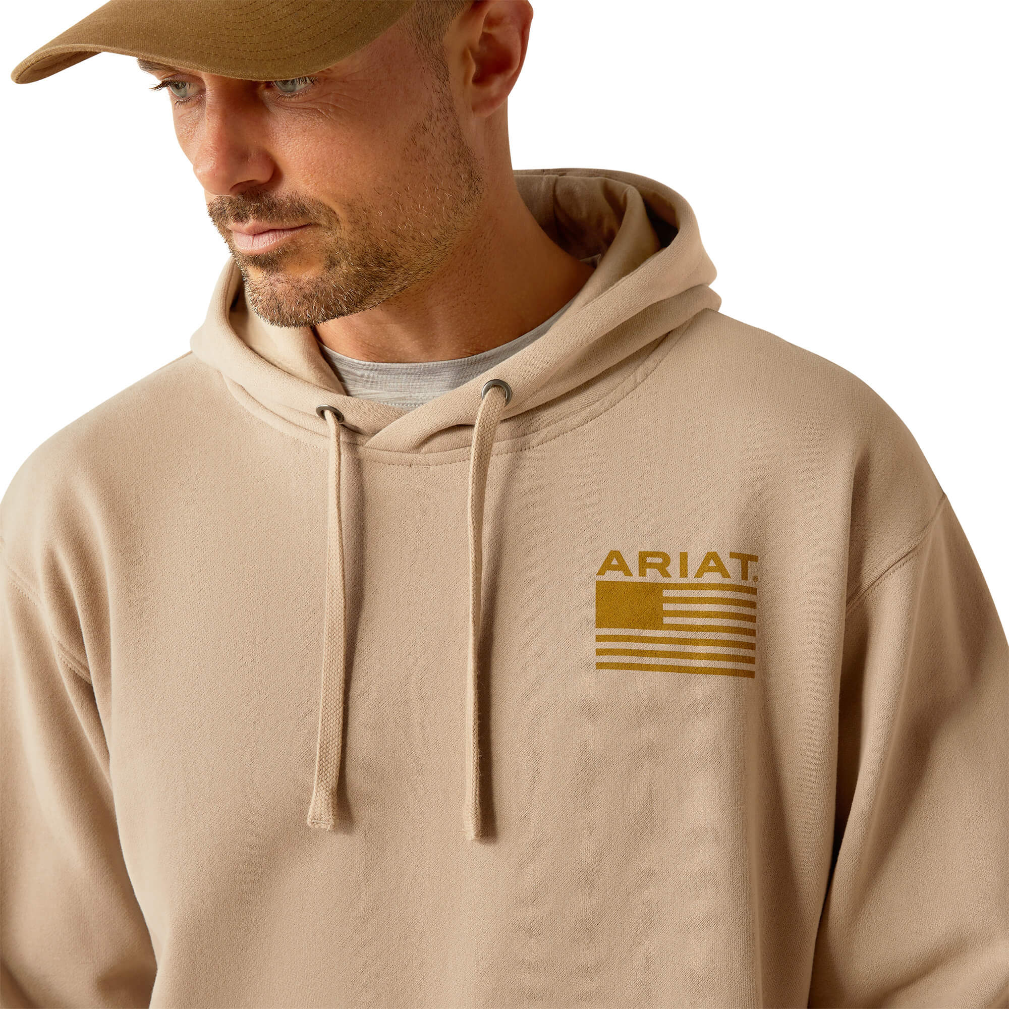 Ariat Beige Camo Hex Hoodie