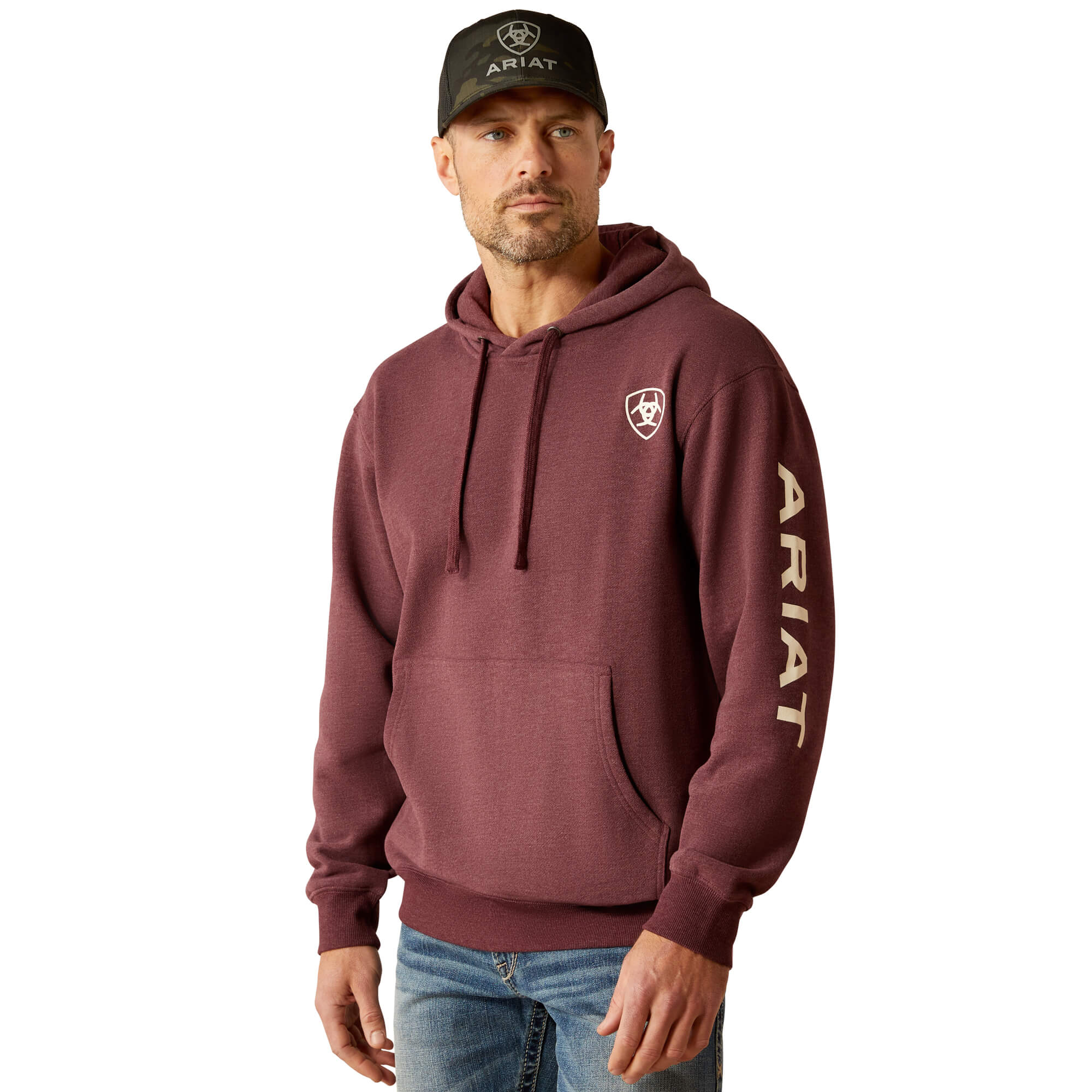 Ariat Malbec Heather Logo Hoodie