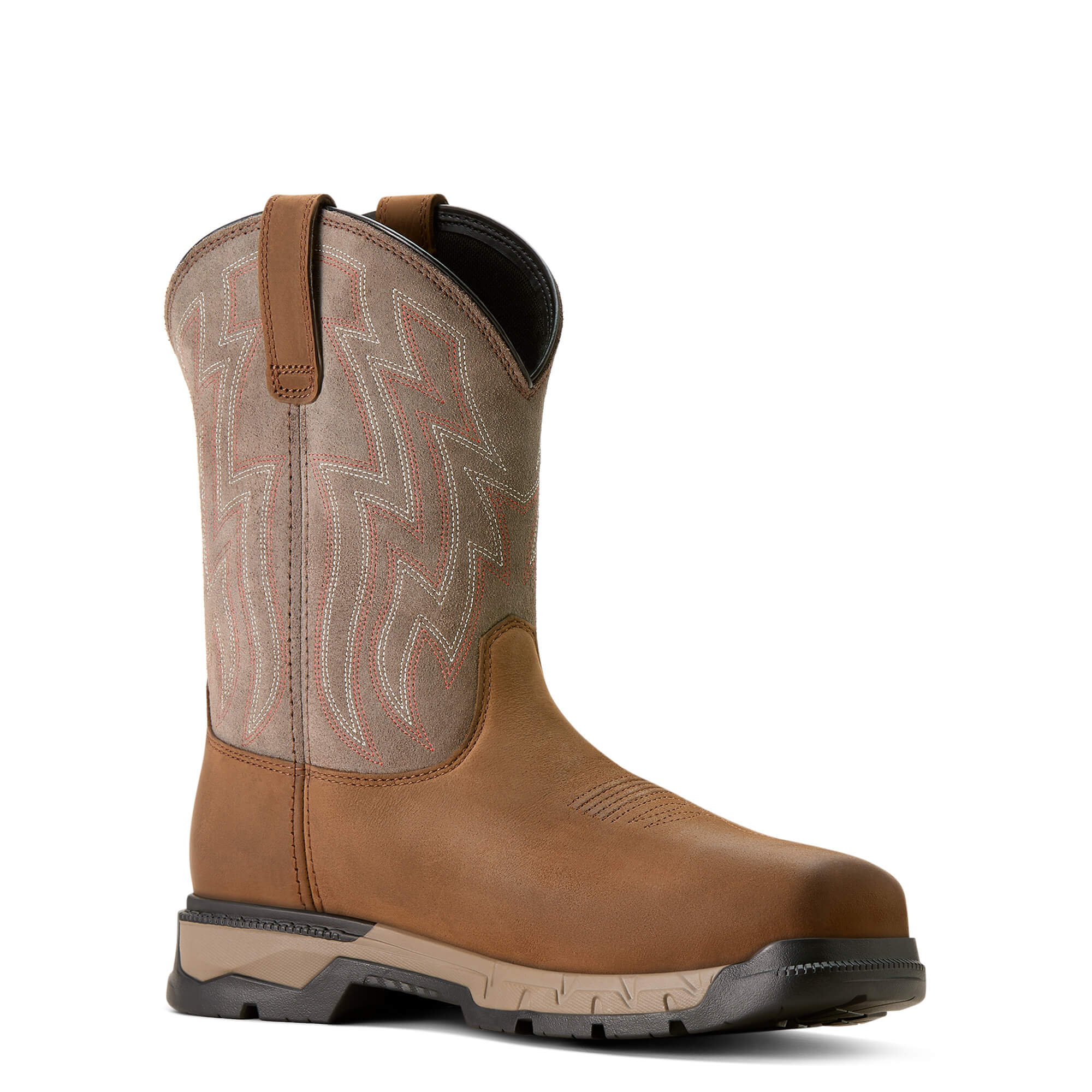Ariat Rebar Distressed. Brown Flex SD Composite Toe Work Boot