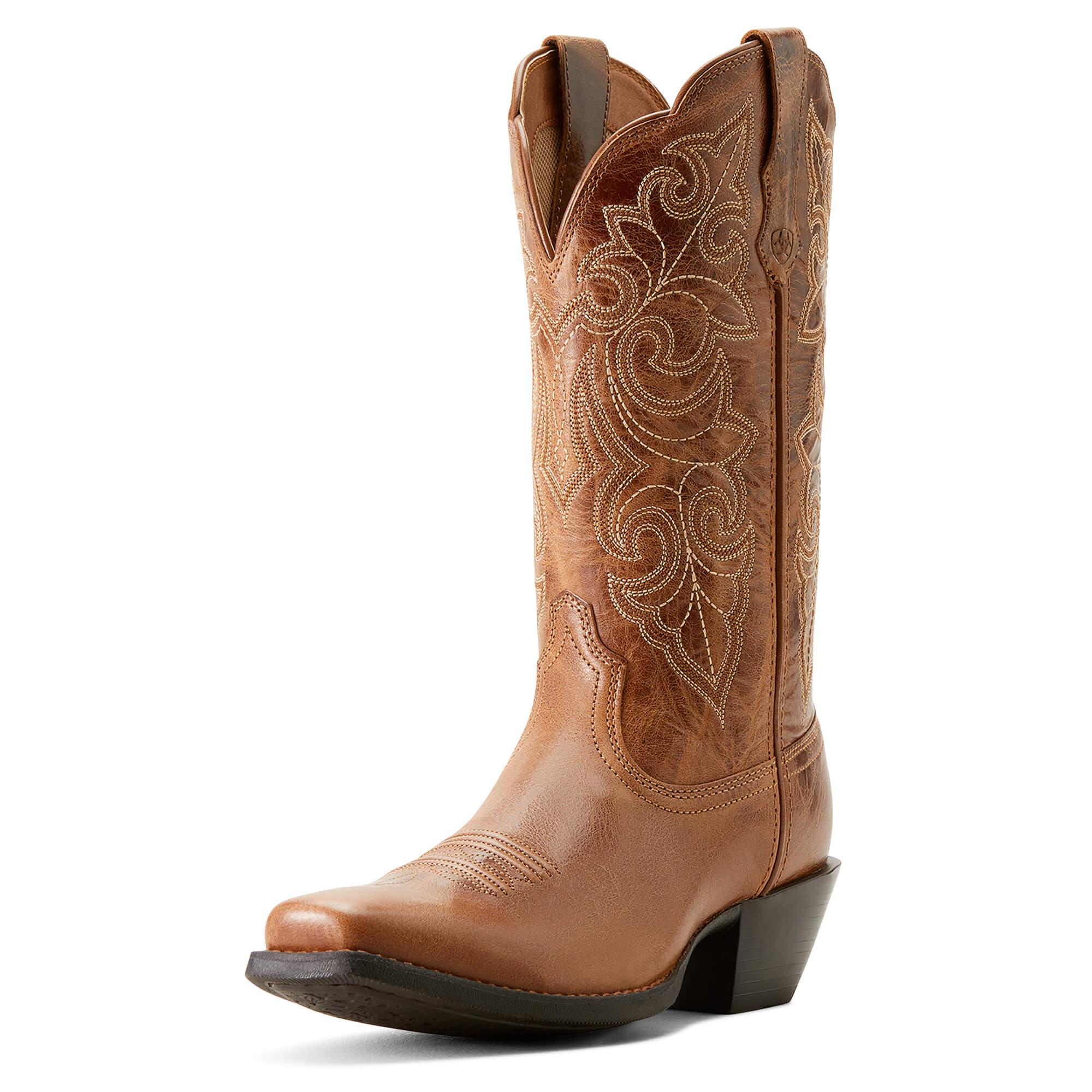 Ariat Women's Ready Russet Round Up Square Toe Western Boot