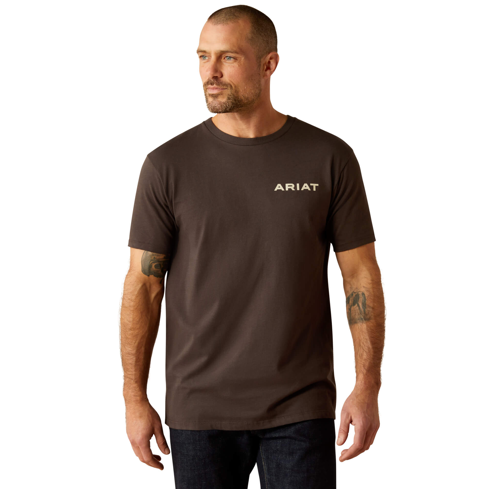 Ariat Vintage Black Ambush Camo T-Shirt