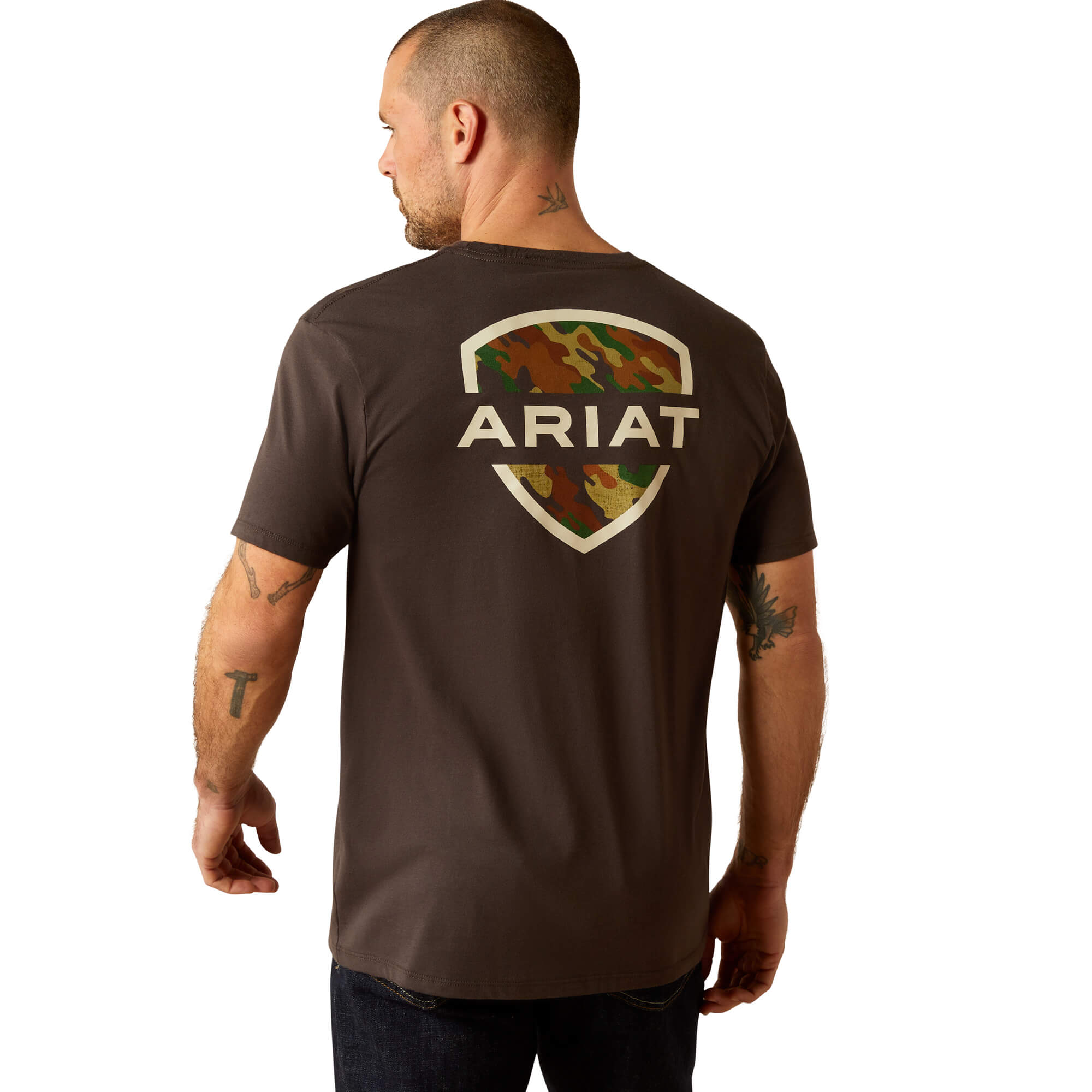 Ariat Vintage Black Ambush Camo T-Shirt