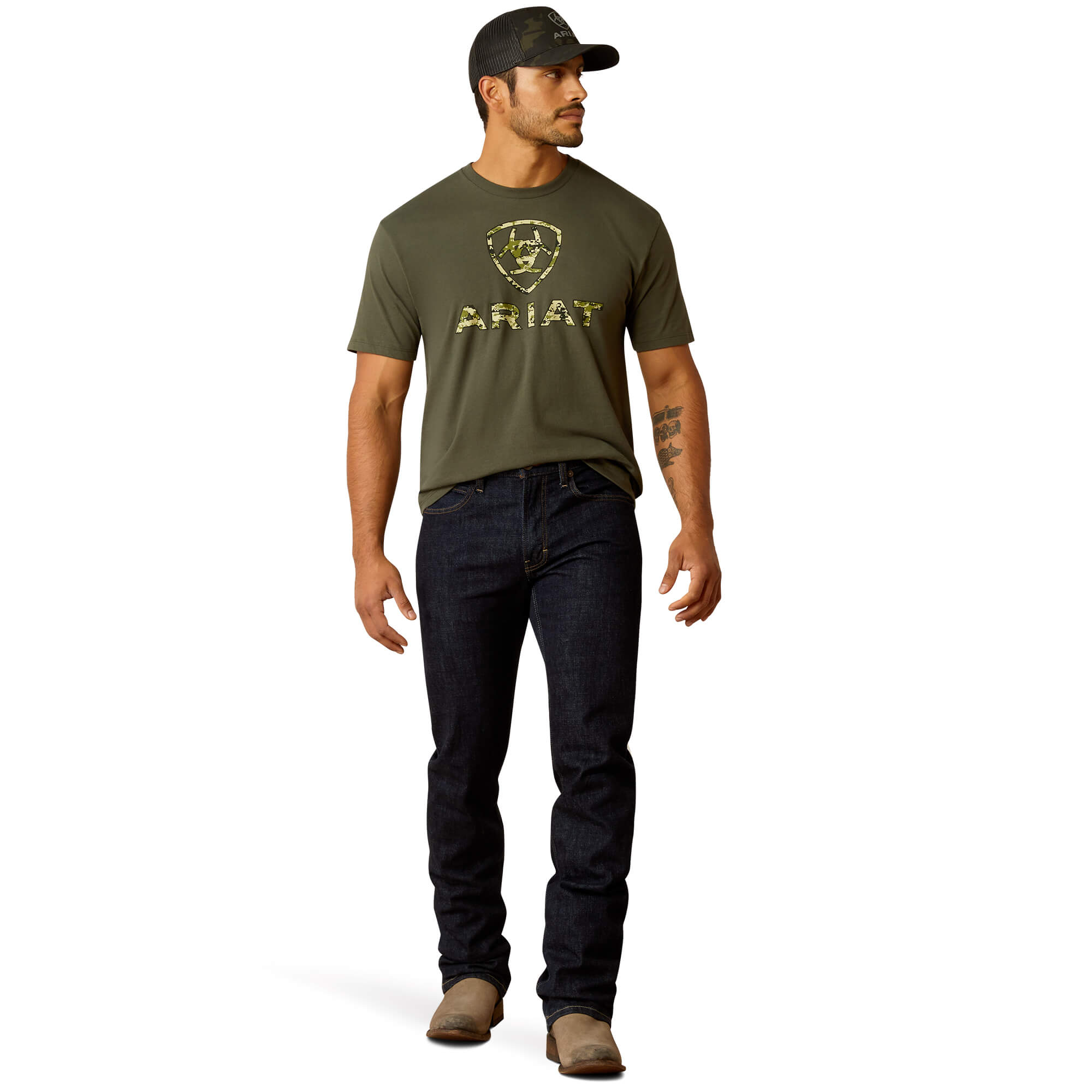 Ariat Dark Olive DigiCamo Liberty T-Shirt