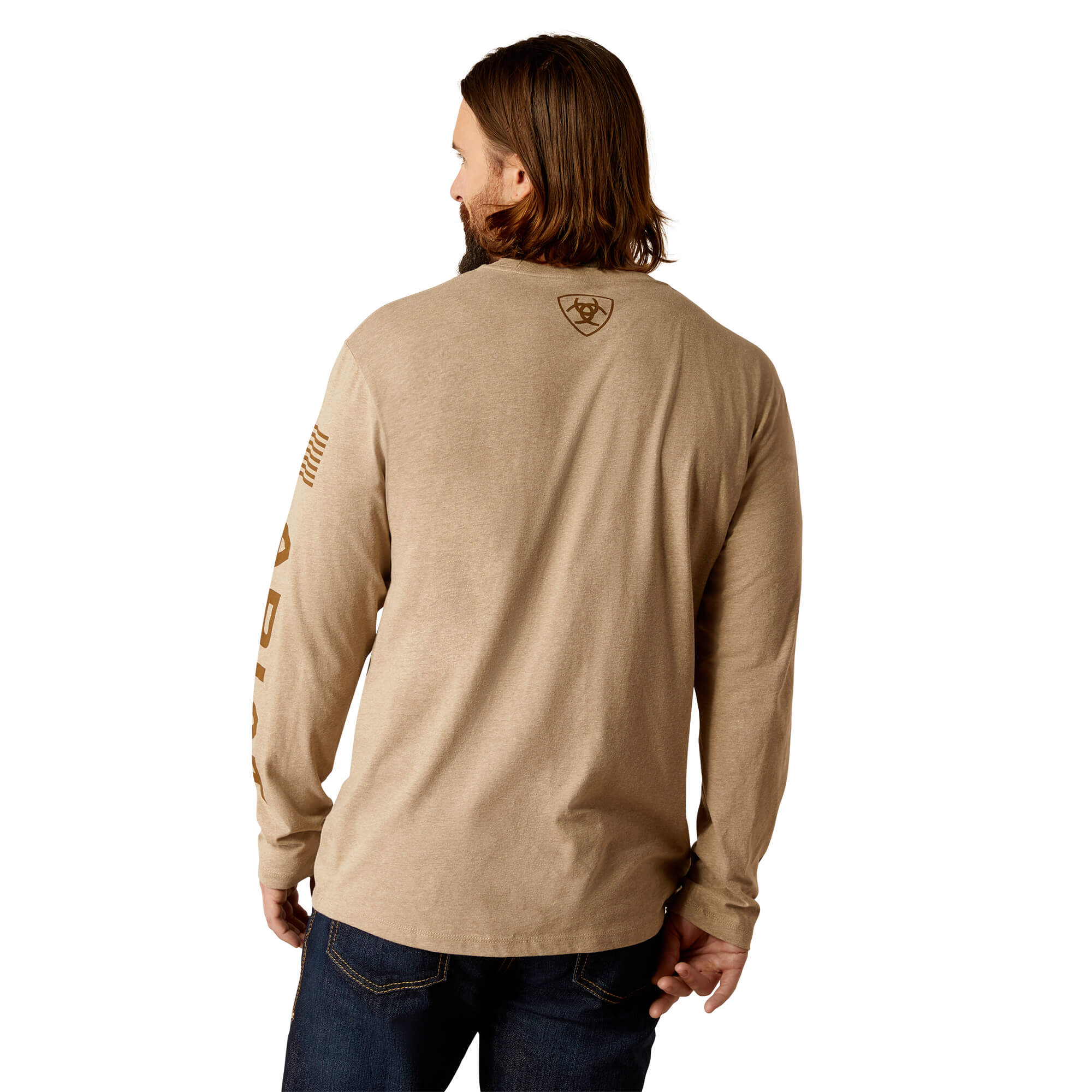 Ariat Oatmeal Heather Elevated V2 Long Sleeve T-Shirt
